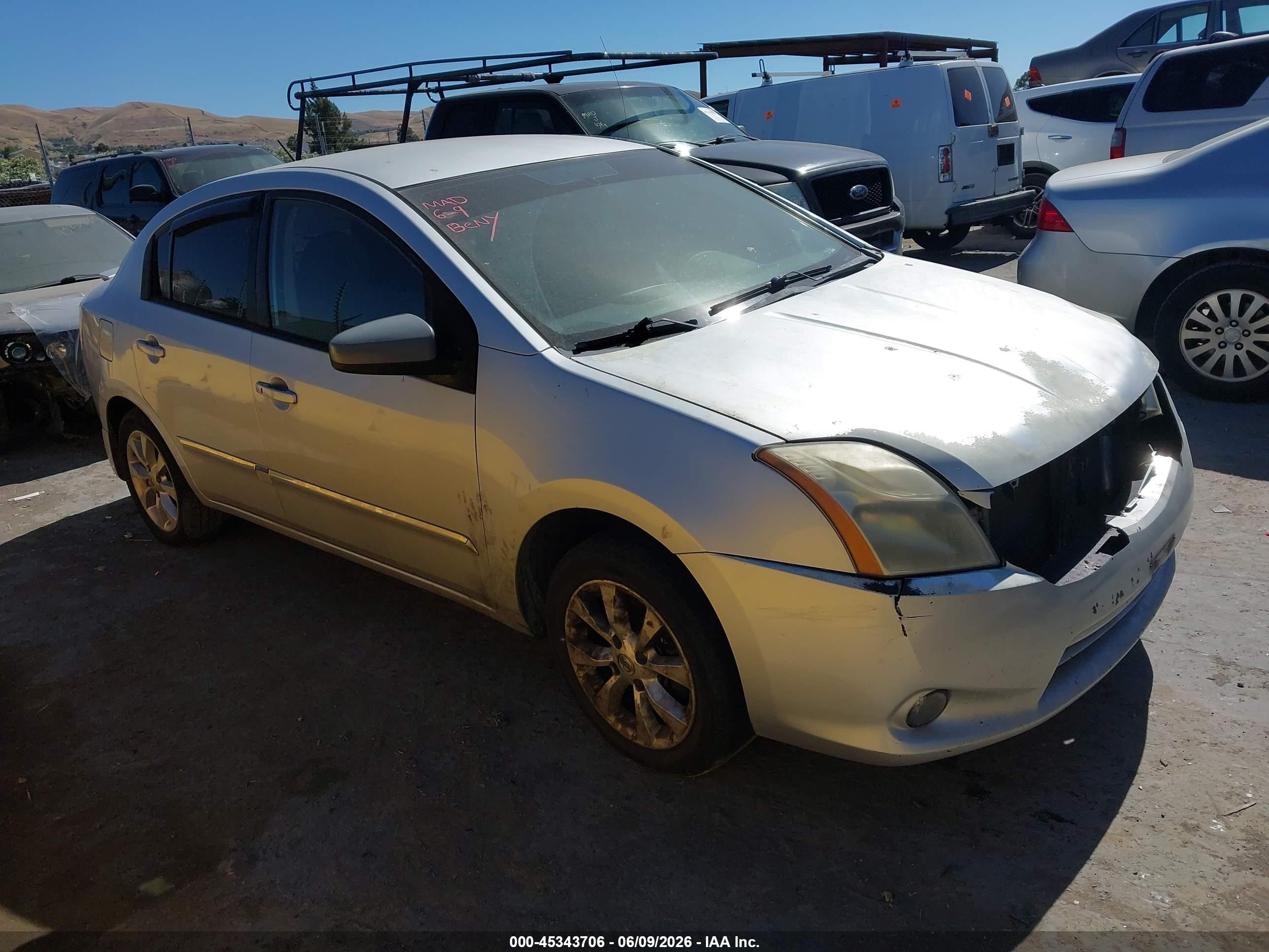 2011 Nissan Sentra 2.0sl Gray vin: 3N1AB6AP6BL608319