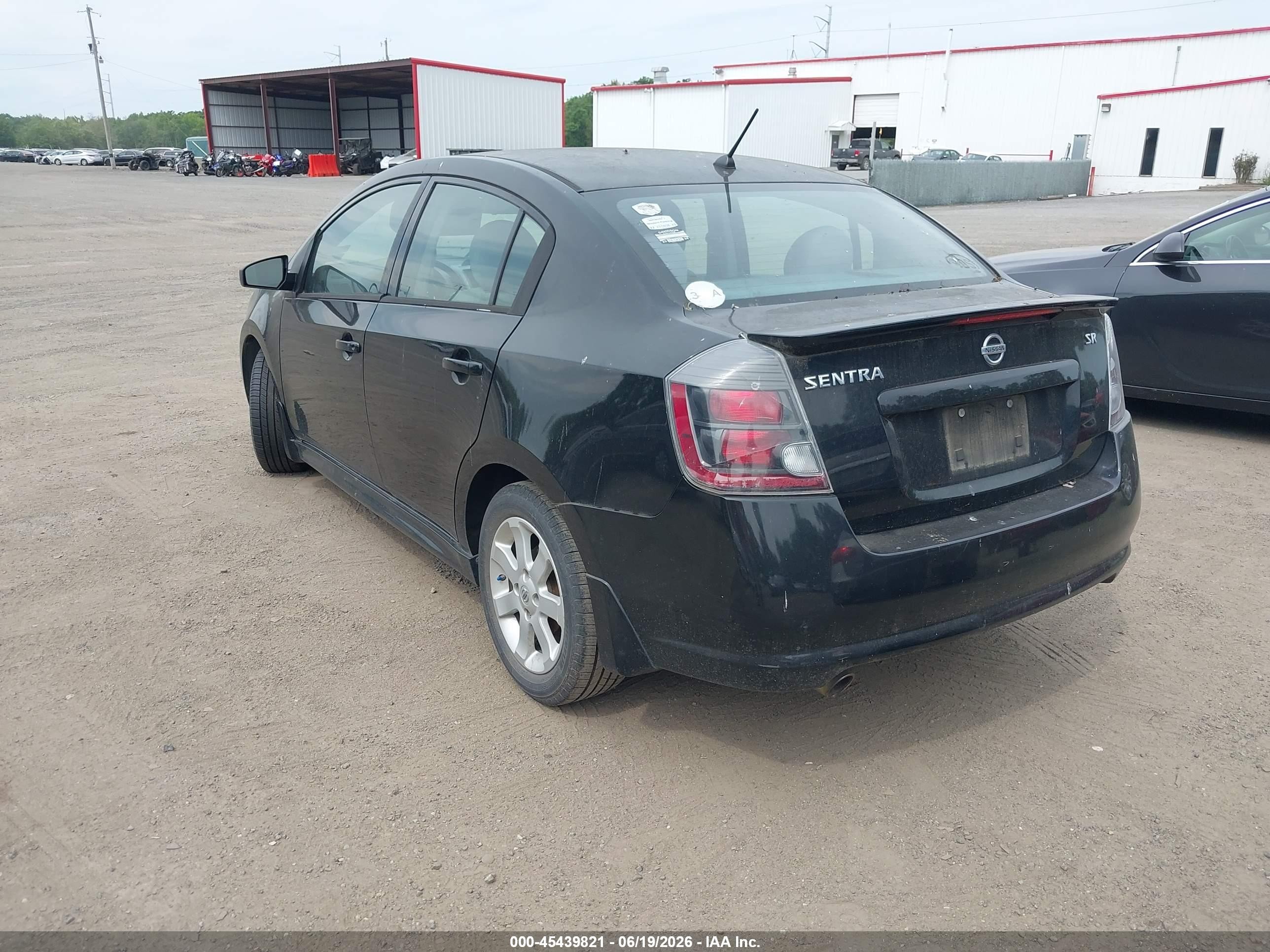 2011 Nissan Sentra 2.0sr Black vin: 3N1AB6AP6BL642194