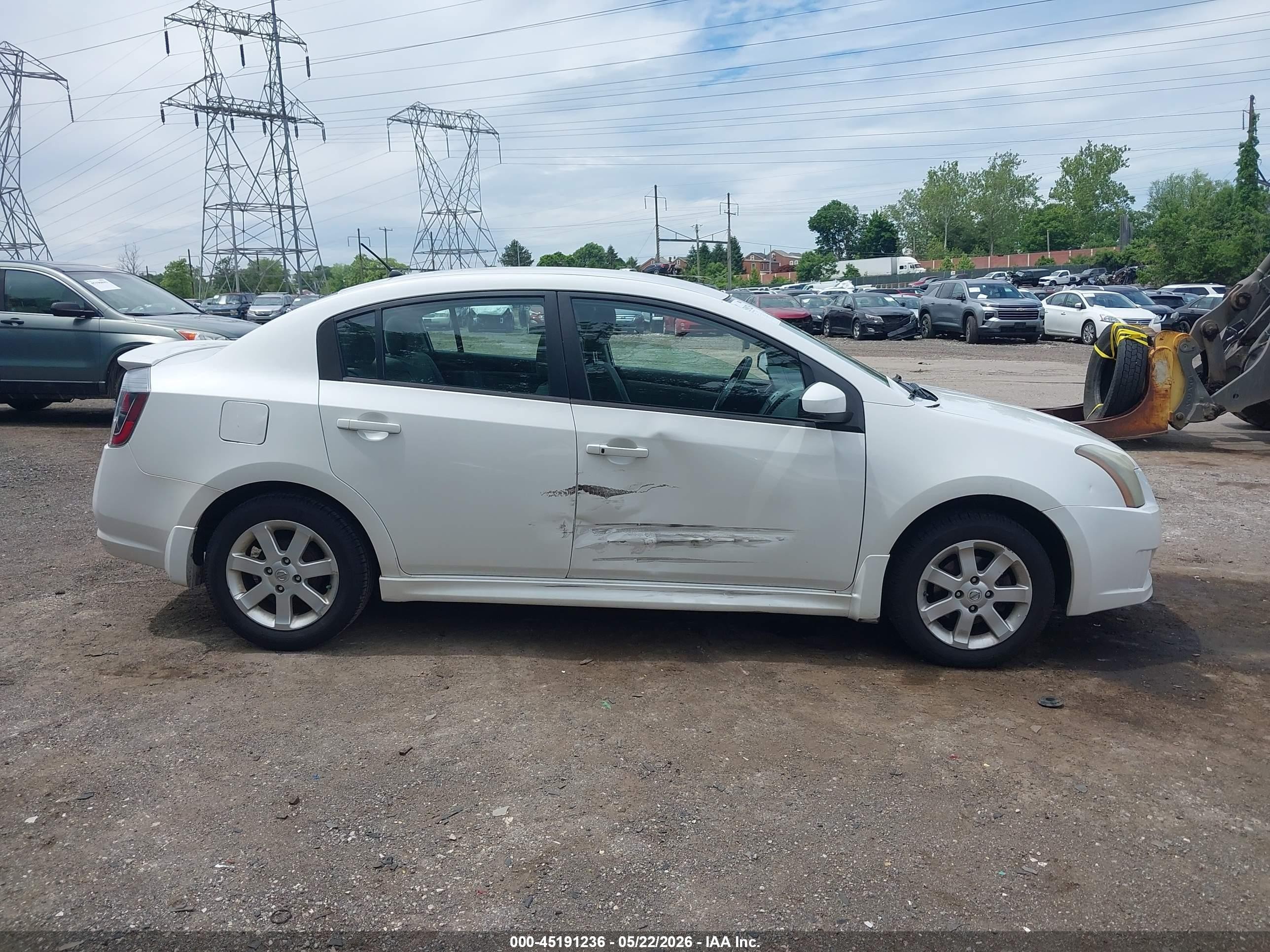 2011 Nissan Sentra 2.0sr White vin: 3N1AB6AP6BL654491