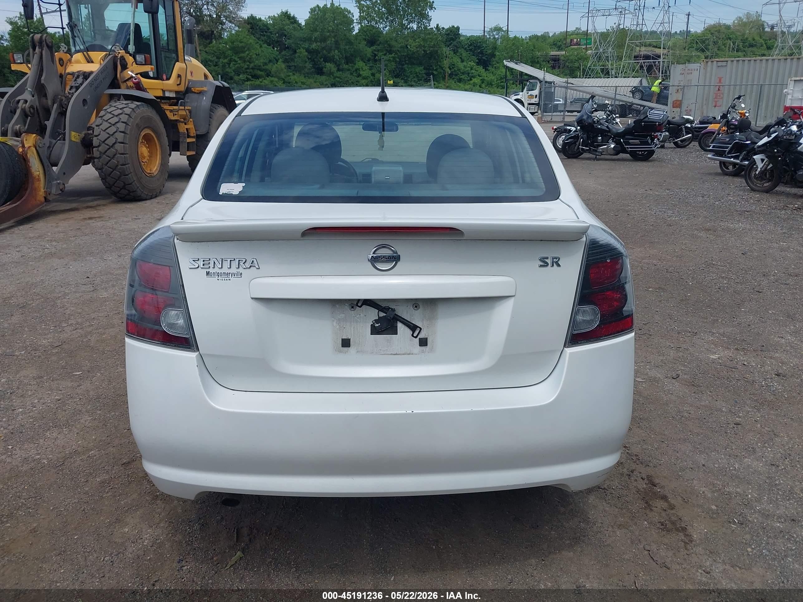 2011 Nissan Sentra 2.0sr White vin: 3N1AB6AP6BL654491