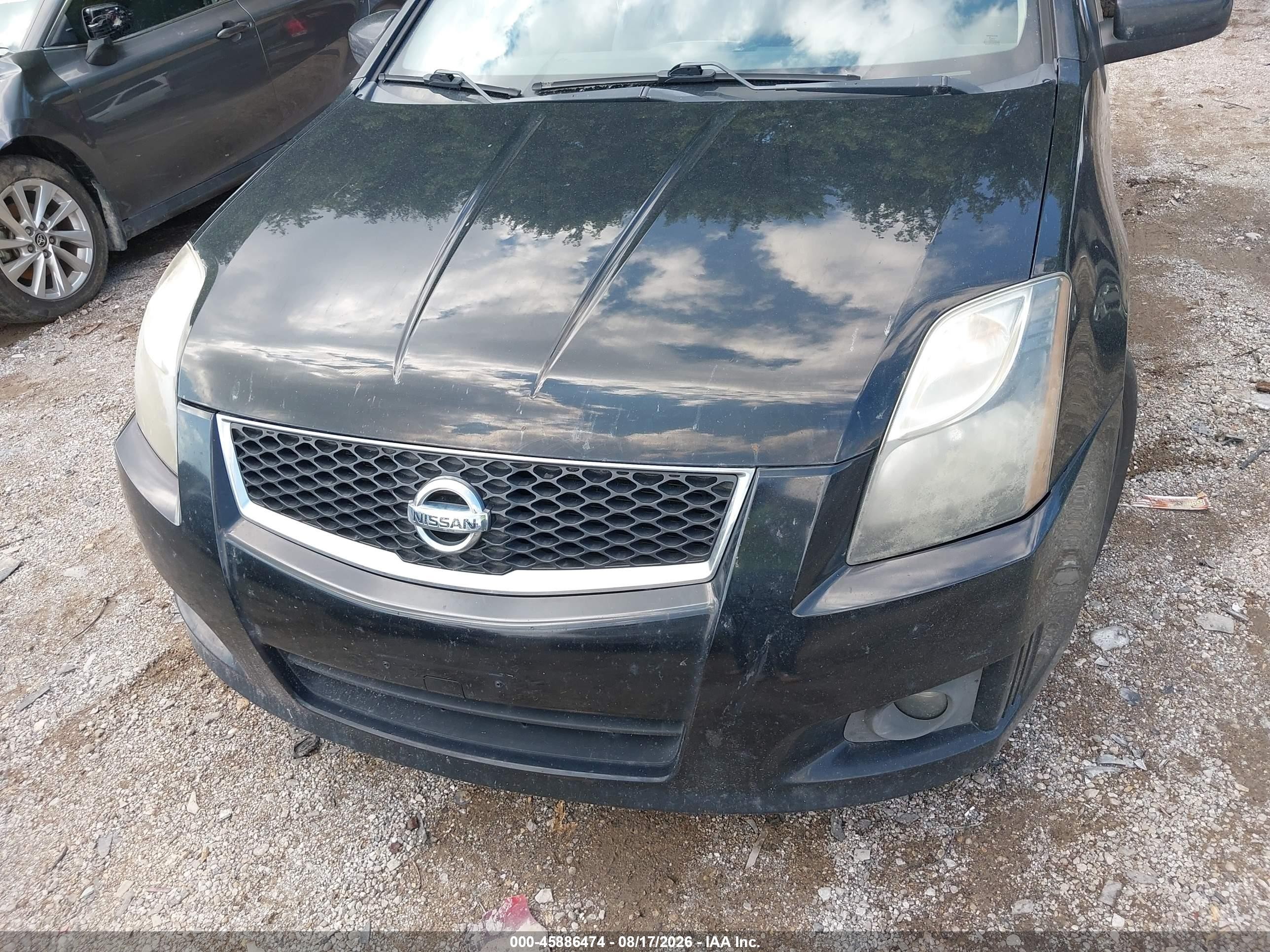 2011 Nissan Sentra 2.0sr Черный vin: 3N1AB6AP6BL659139