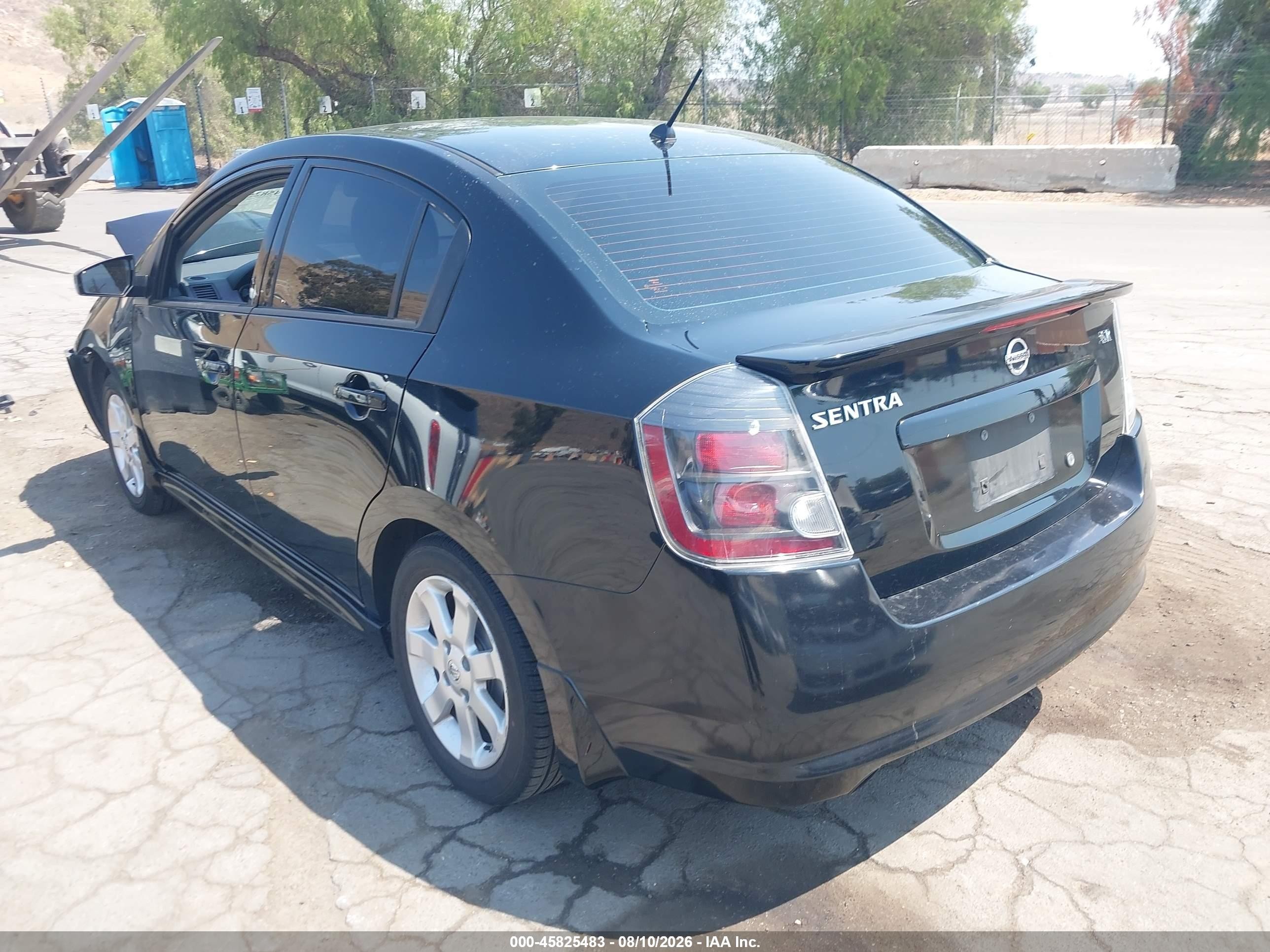 2011 Nissan Sentra 2.0sr Черный vin: 3N1AB6AP6BL668519