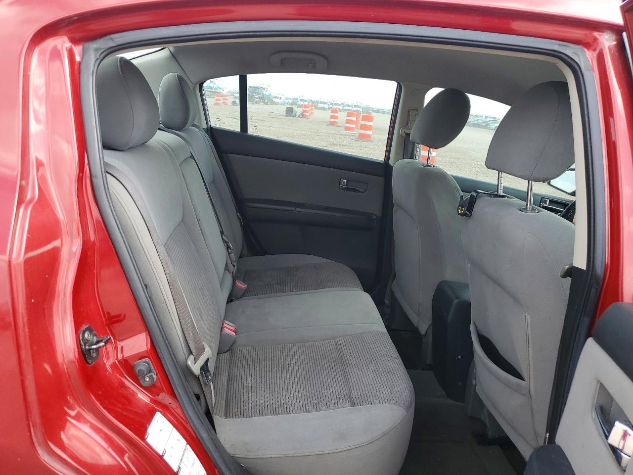 2011 Nissan Sentra 2.0 Red vin: 3N1AB6AP6BL687314
