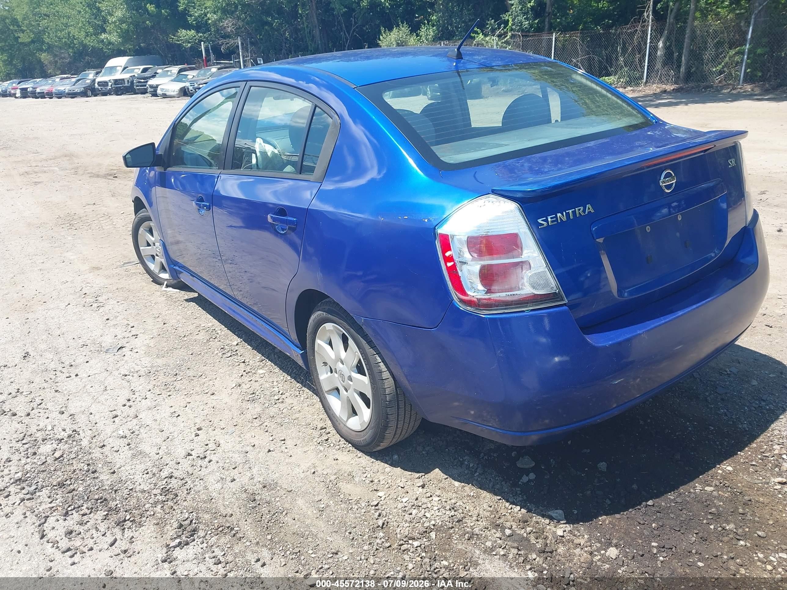 2011 Nissan Sentra 2.0sr Blue vin: 3N1AB6AP6BL690195