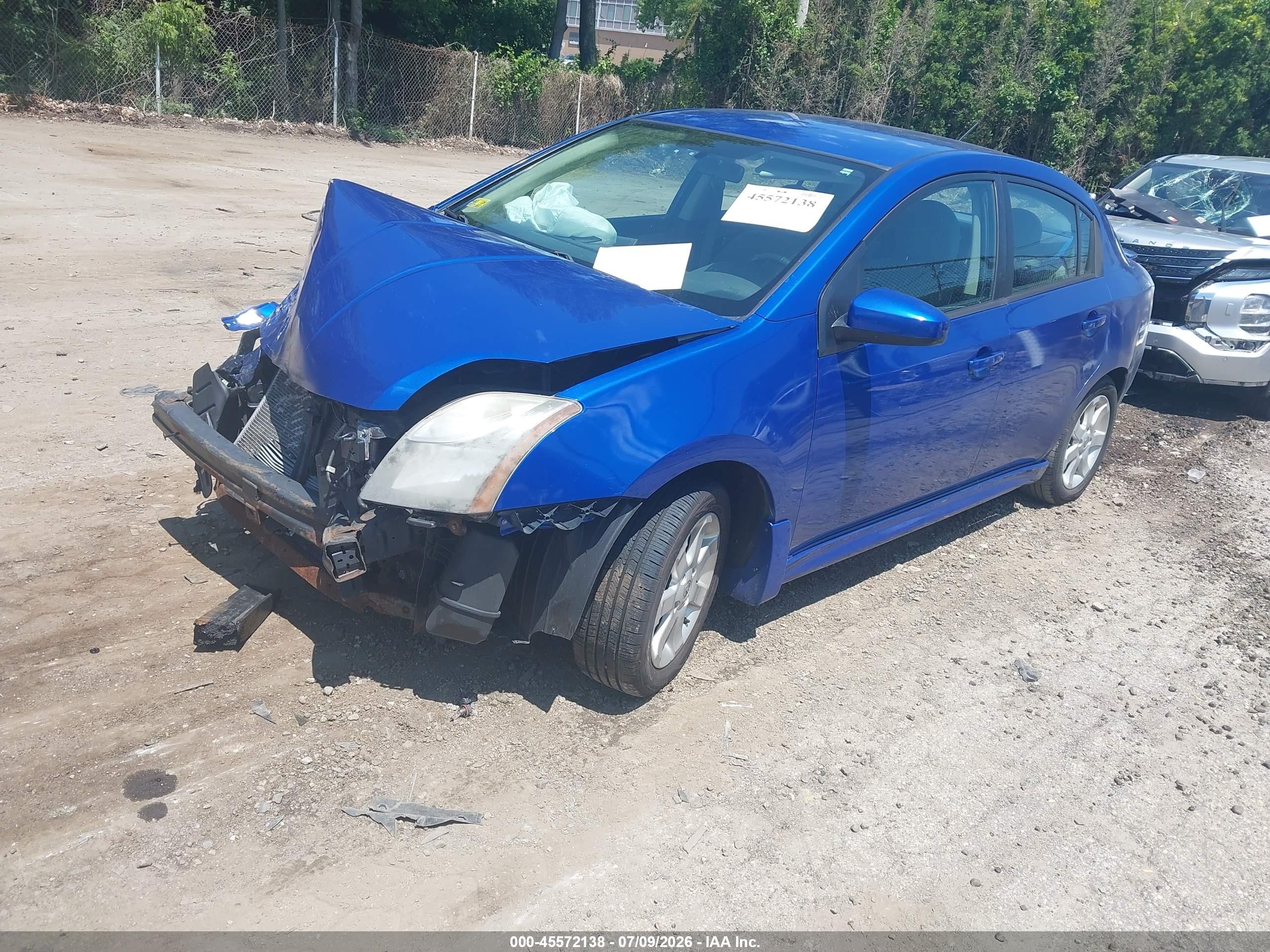 2011 Nissan Sentra 2.0sr Blue vin: 3N1AB6AP6BL690195
