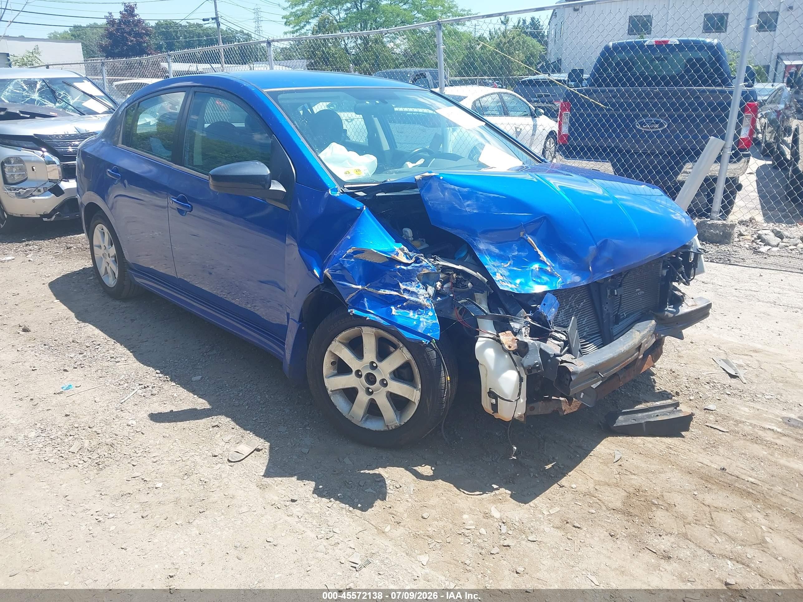 2011 Nissan Sentra 2.0sr Blue vin: 3N1AB6AP6BL690195