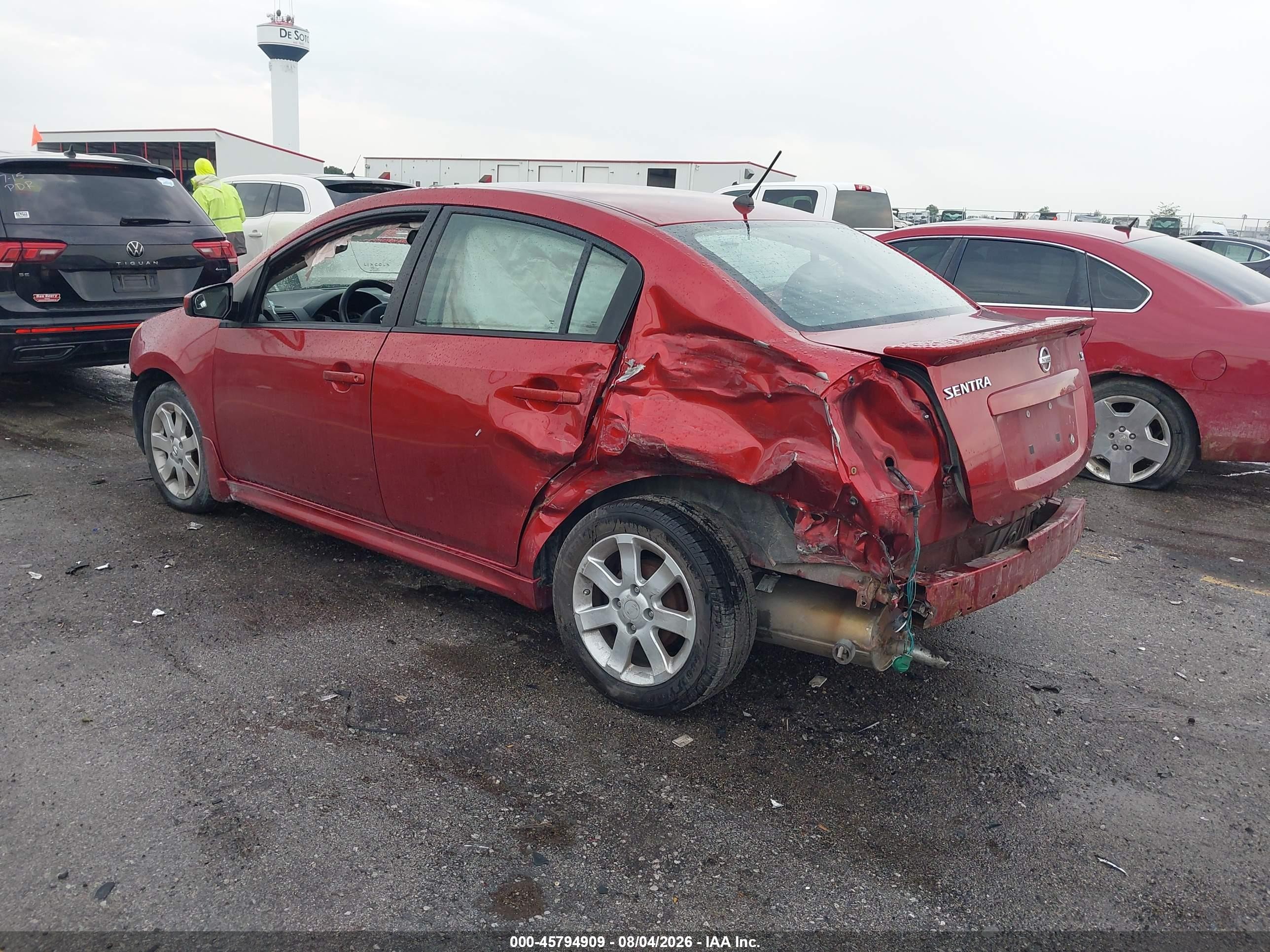 2011 Nissan Sentra 2.0sr Красный vin: 3N1AB6AP6BL705942