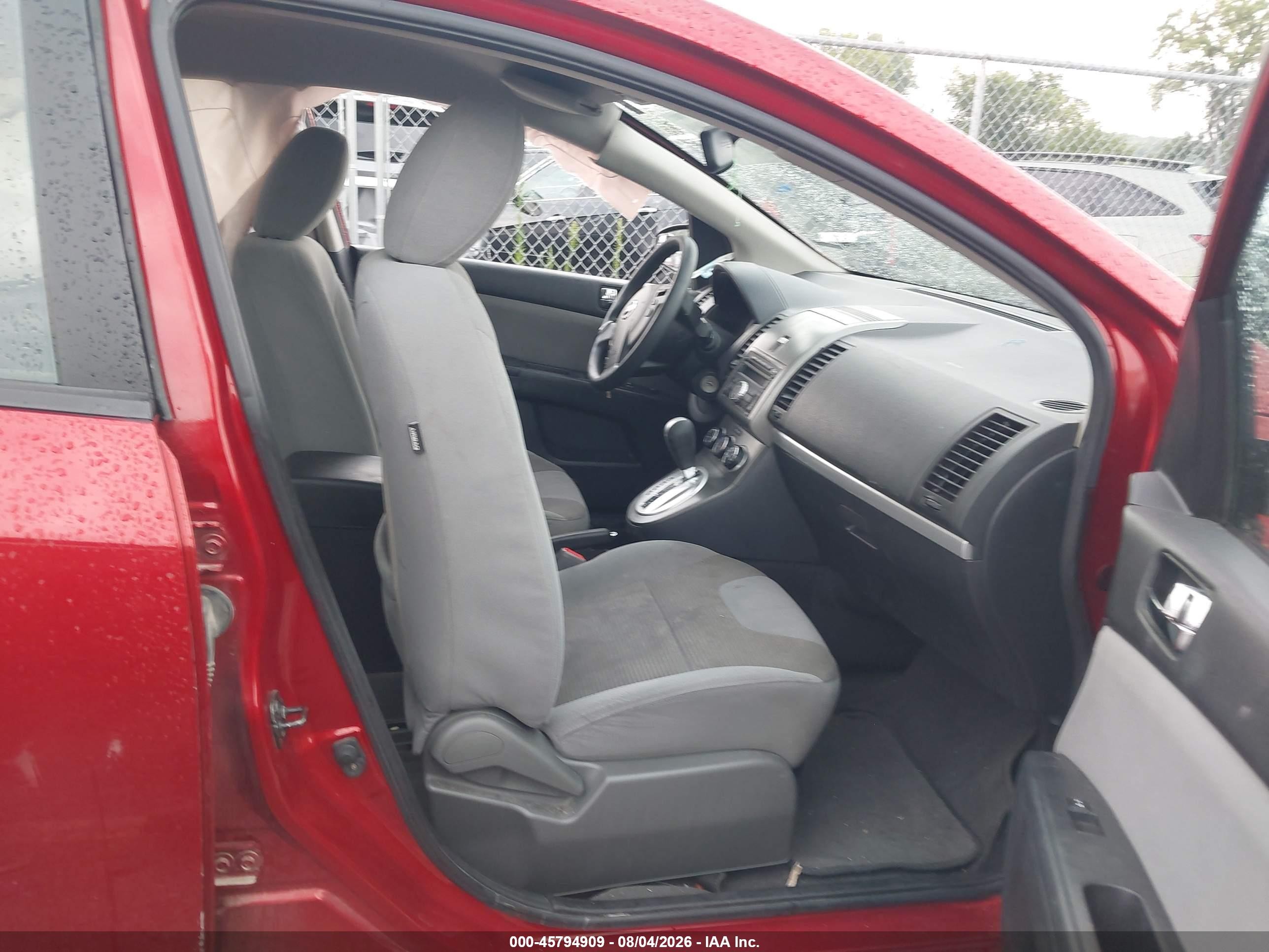 2011 Nissan Sentra 2.0sr Красный vin: 3N1AB6AP6BL705942