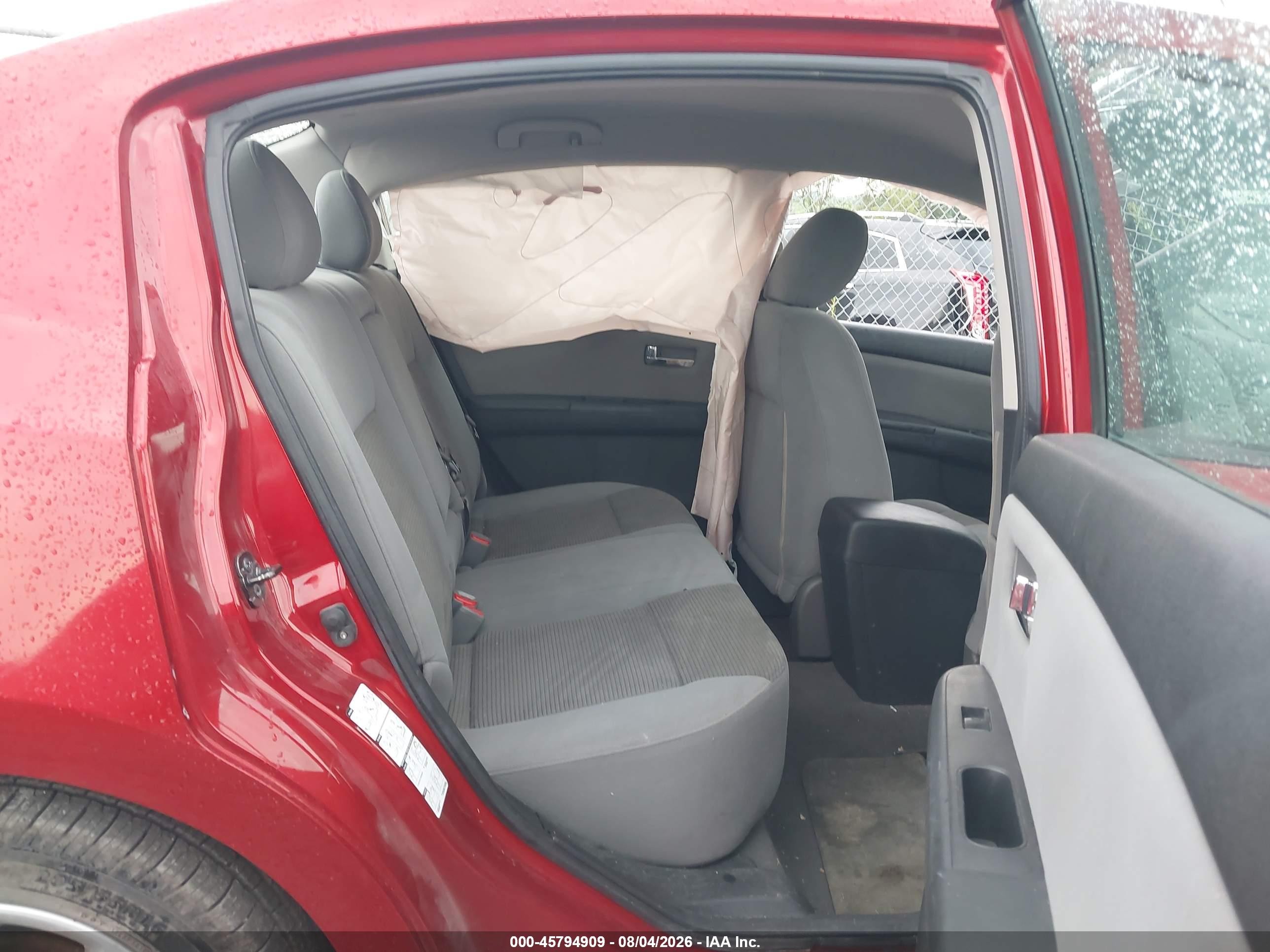 2011 Nissan Sentra 2.0sr Красный vin: 3N1AB6AP6BL705942