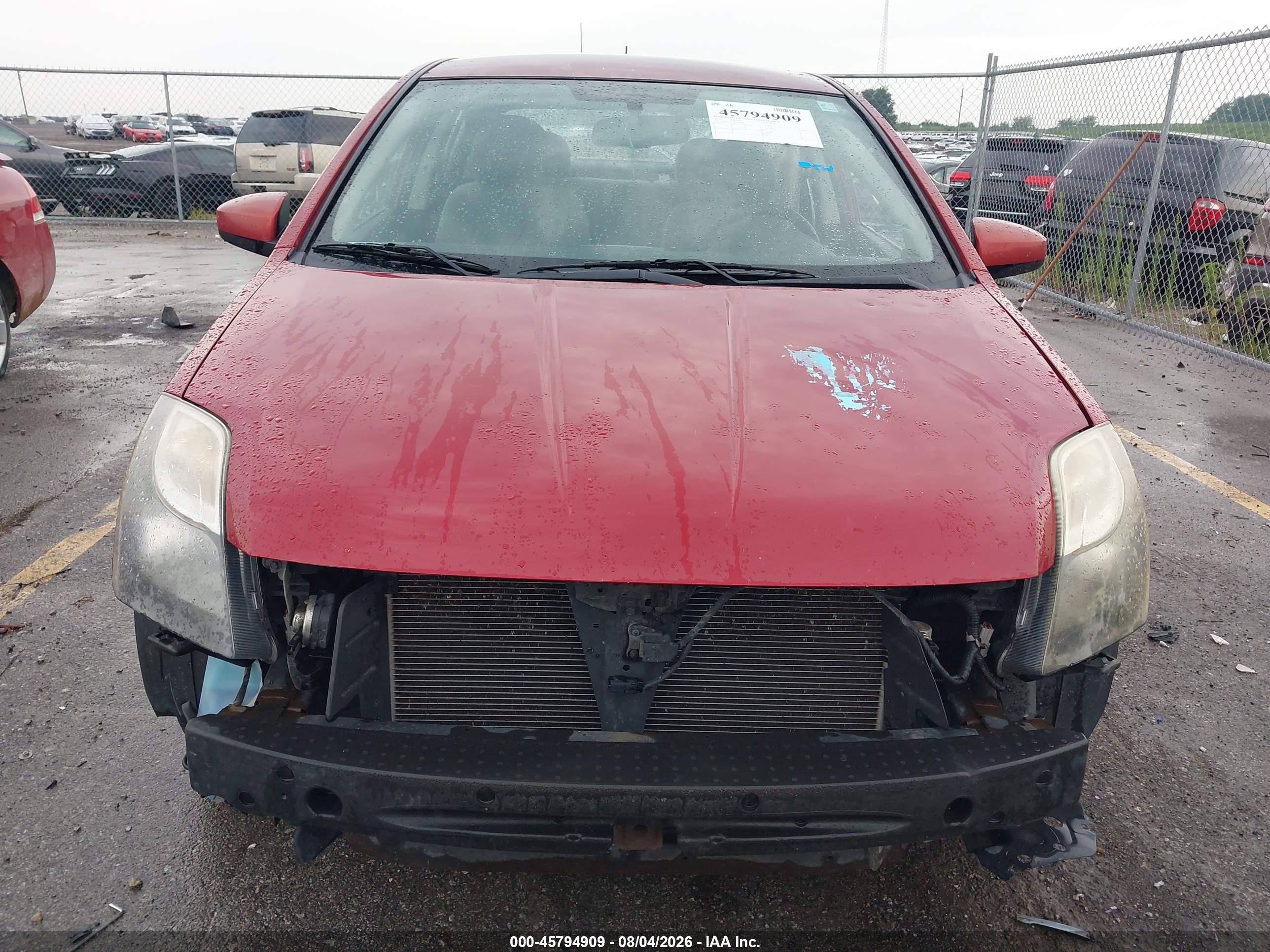 2011 Nissan Sentra 2.0sr Красный vin: 3N1AB6AP6BL705942