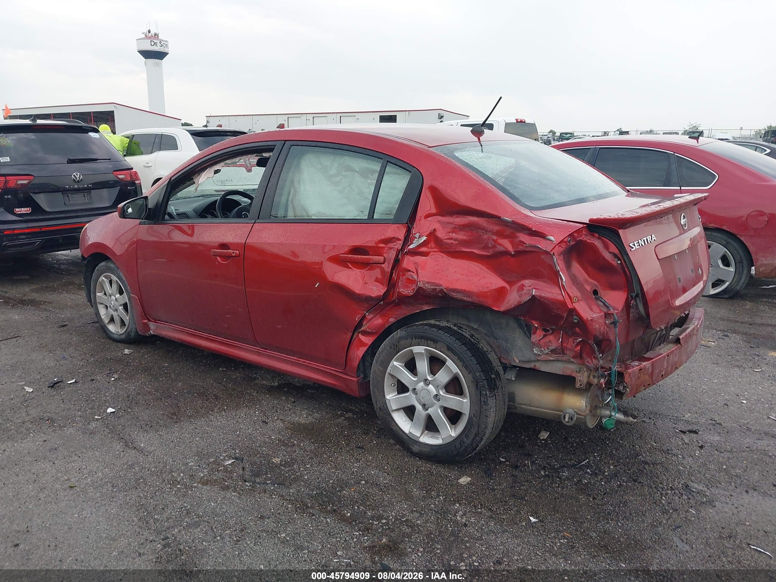 2011 Nissan Sentra 2.0sr Красный vin: 3N1AB6AP6BL705942