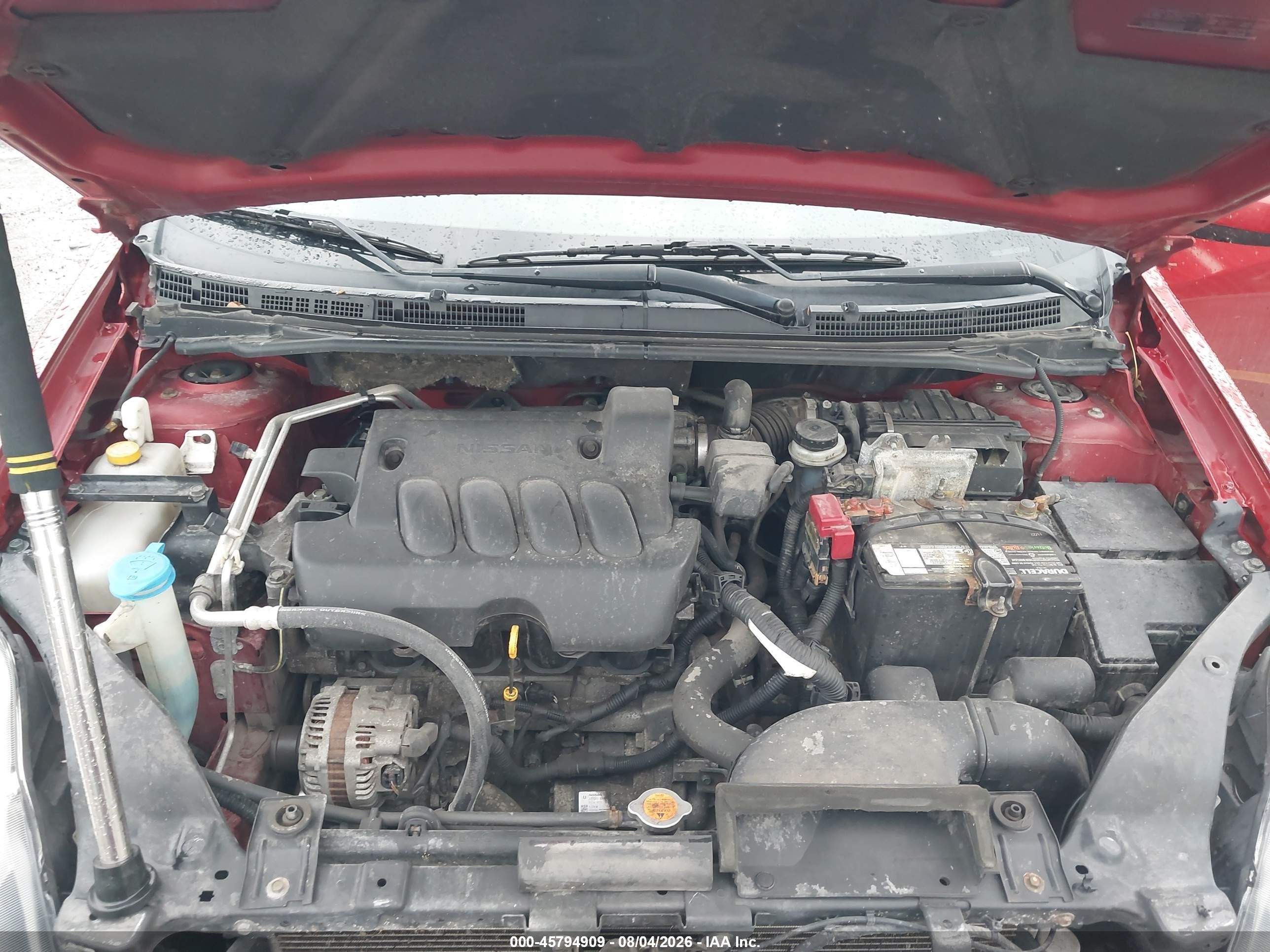 2011 Nissan Sentra 2.0sr Красный vin: 3N1AB6AP6BL705942
