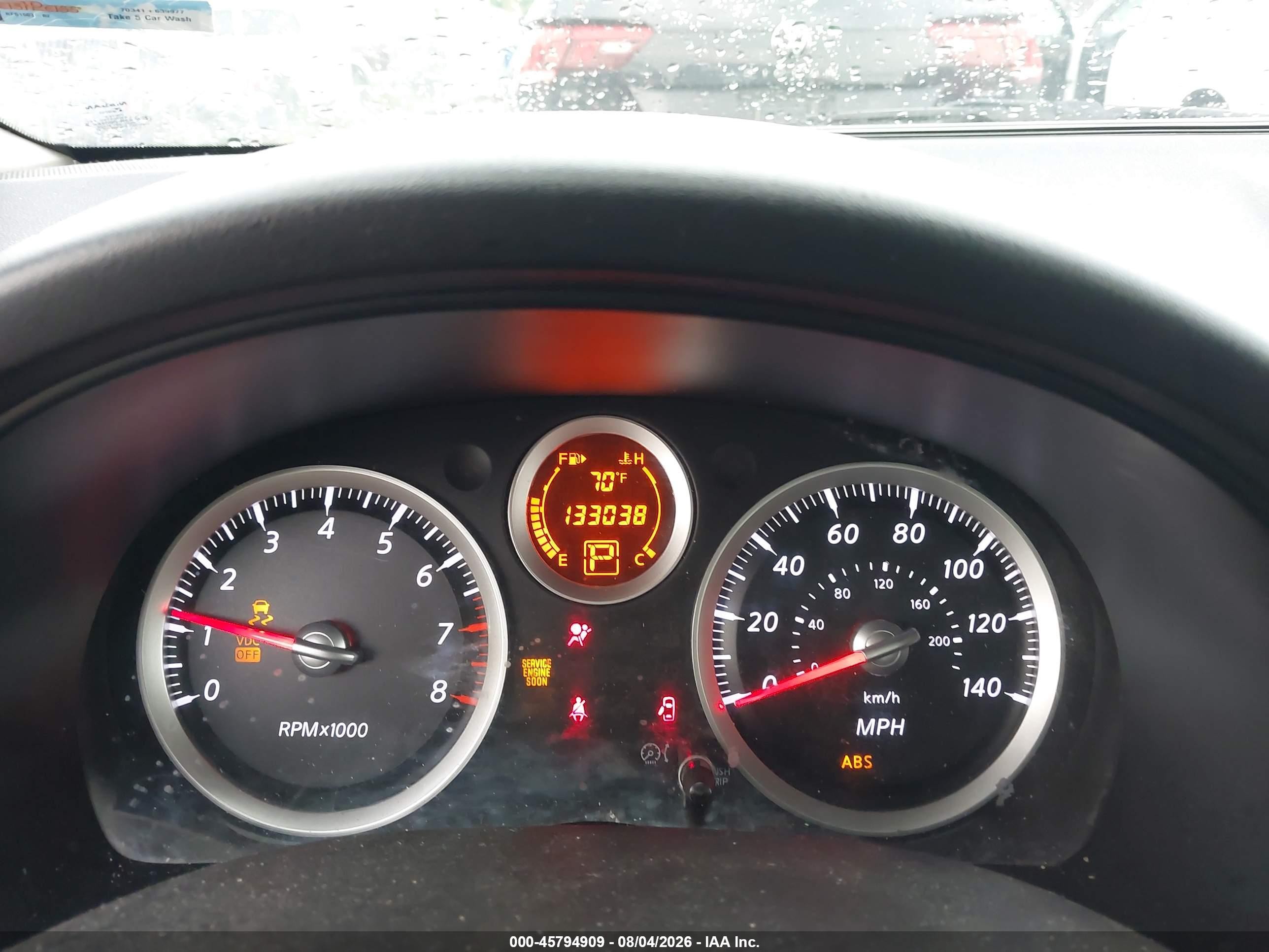 2011 Nissan Sentra 2.0sr Красный vin: 3N1AB6AP6BL705942