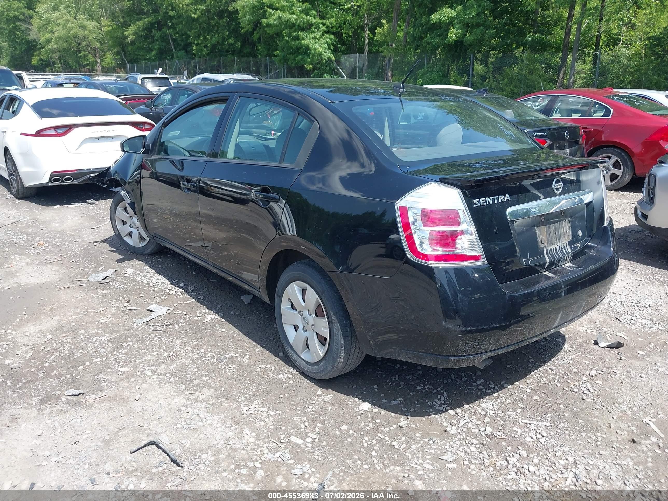 2011 Nissan Sentra 2.0 Black vin: 3N1AB6AP6BL717881