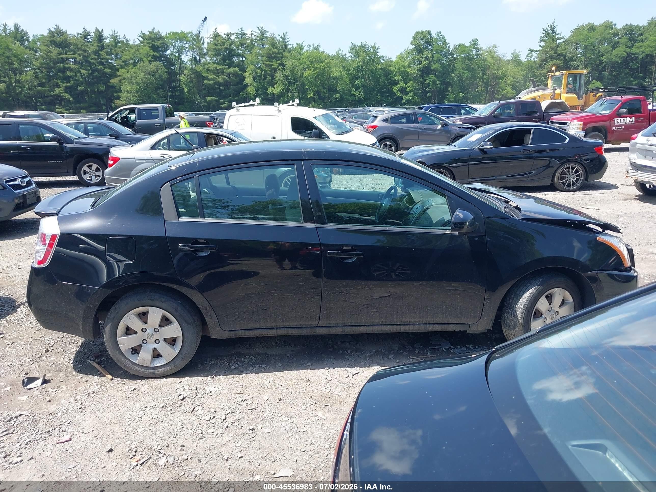 2011 Nissan Sentra 2.0 Black vin: 3N1AB6AP6BL717881