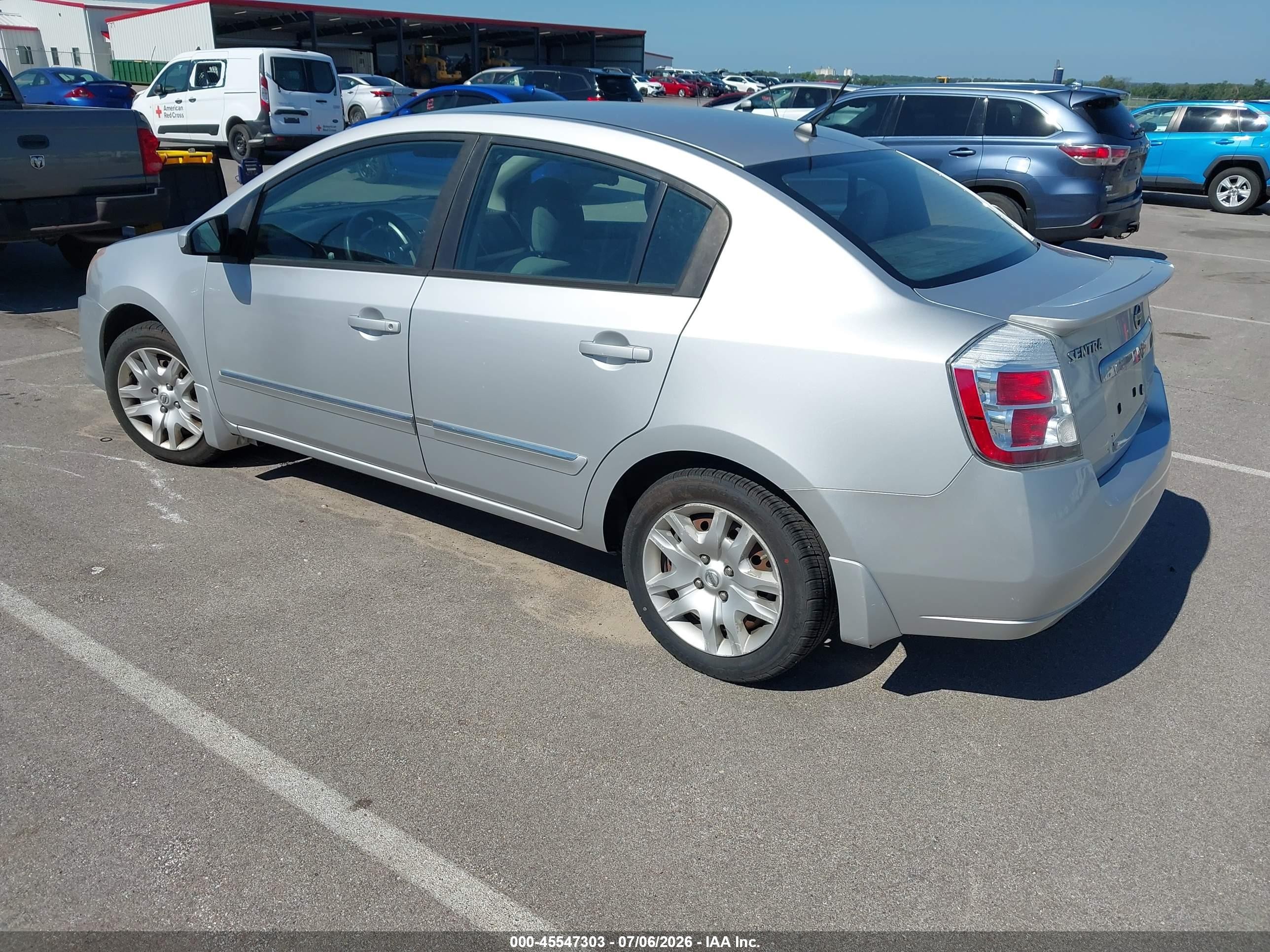 2011 Nissan Sentra 2.0s Silver vin: 3N1AB6AP6BL726046