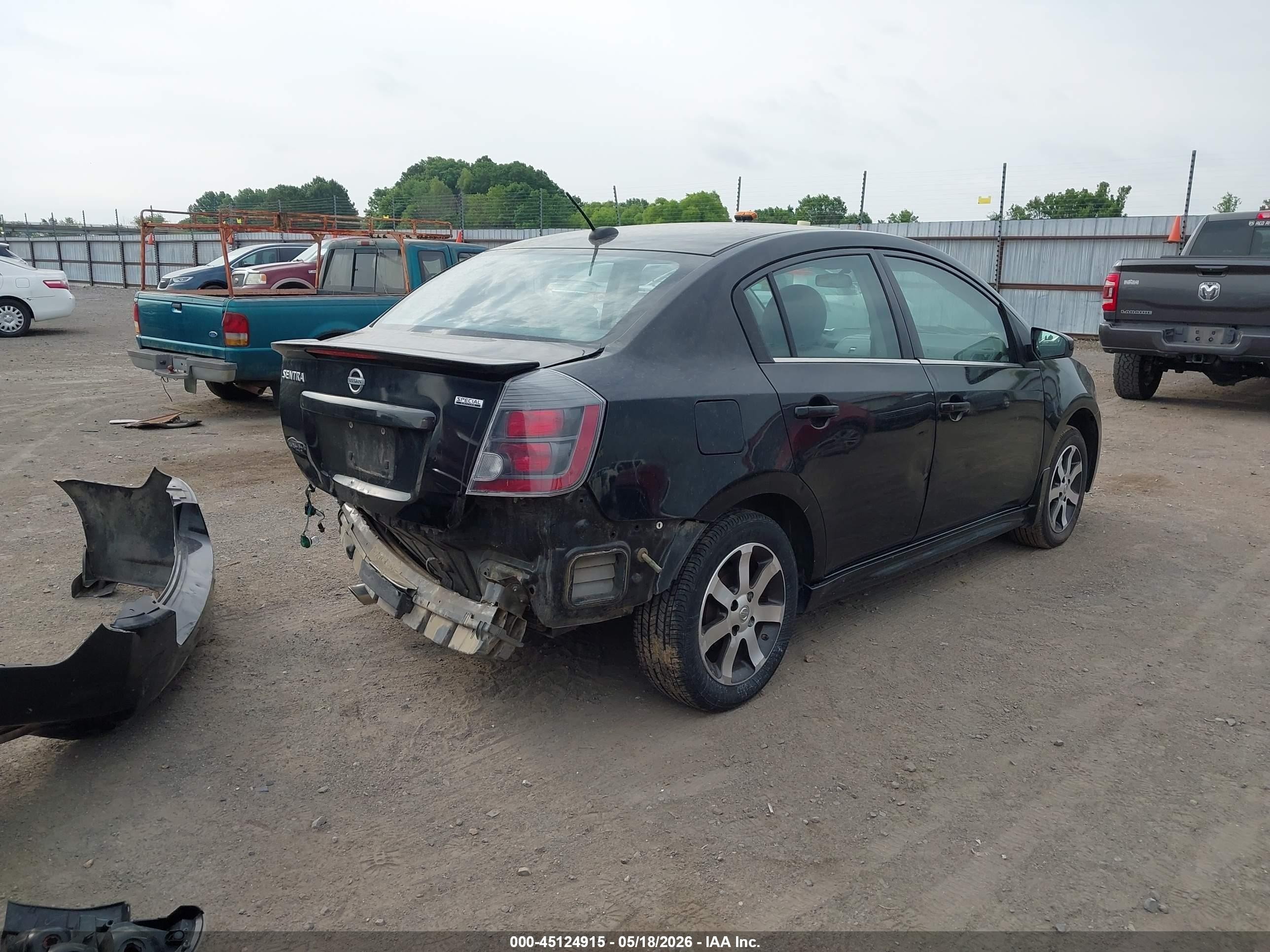 2011 Nissan Sentra 2.0sr Черный vin: 3N1AB6AP6BL729268