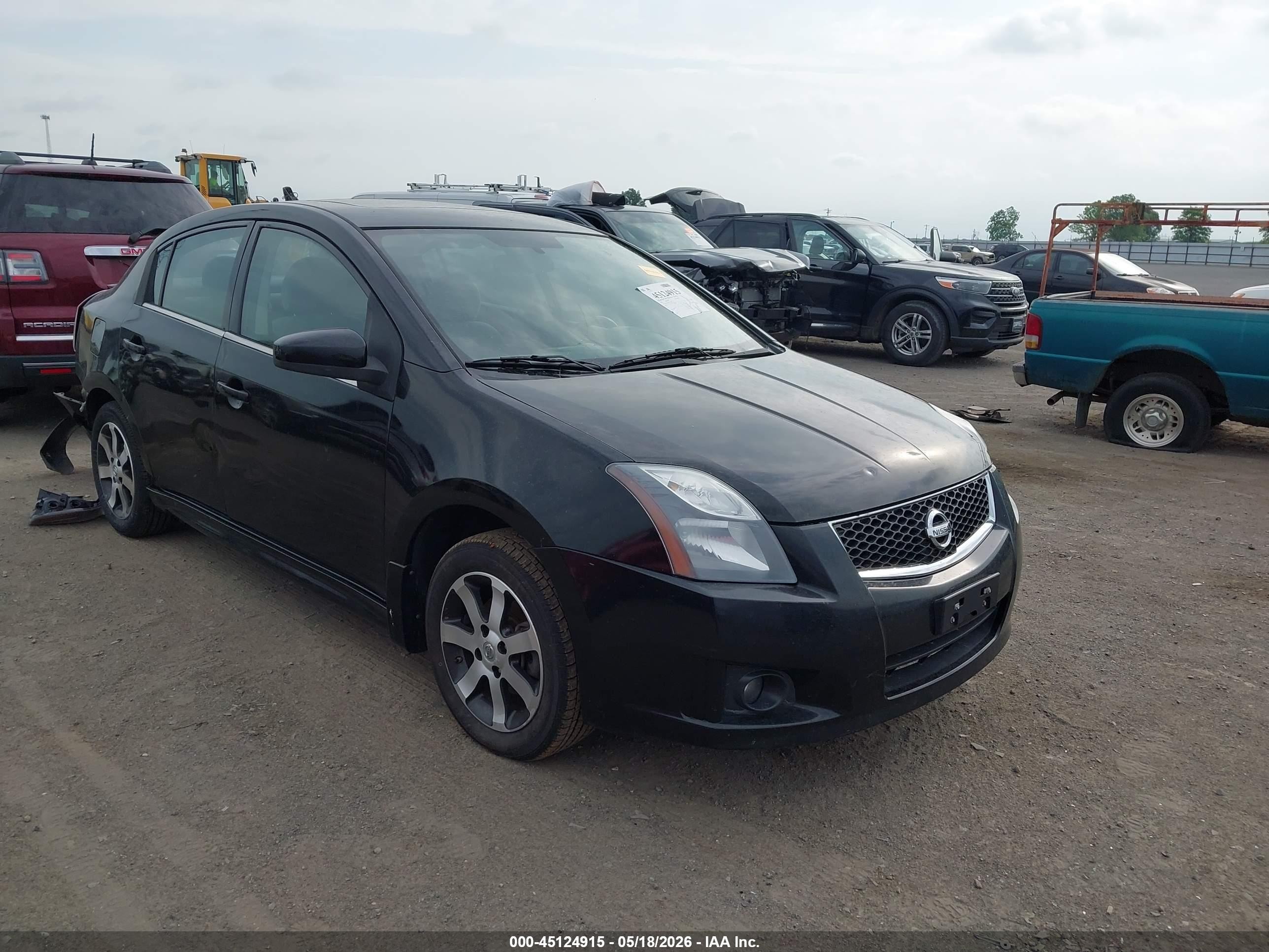 2011 Nissan Sentra 2.0sr Черный vin: 3N1AB6AP6BL729268