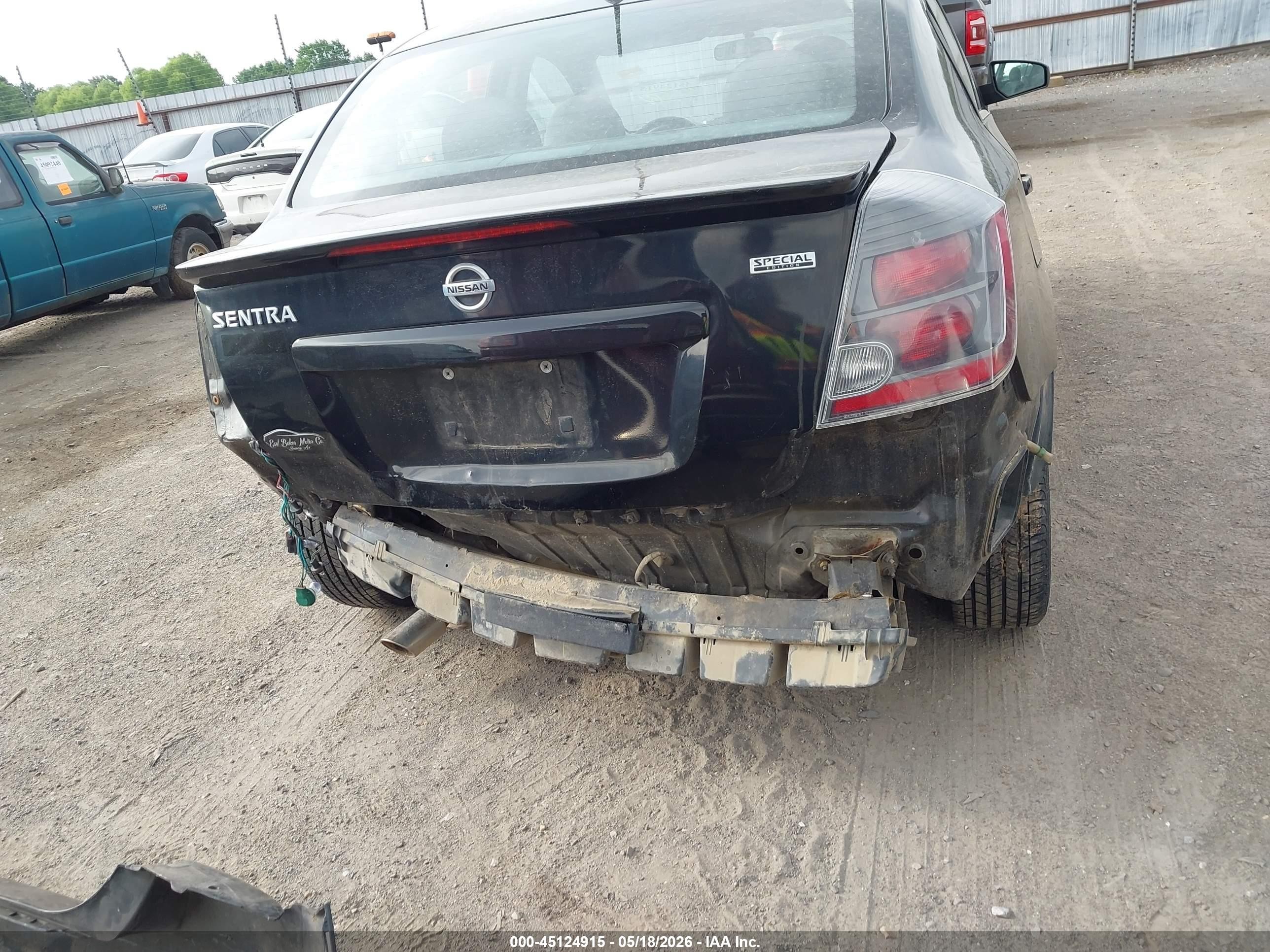 2011 Nissan Sentra 2.0sr Черный vin: 3N1AB6AP6BL729268