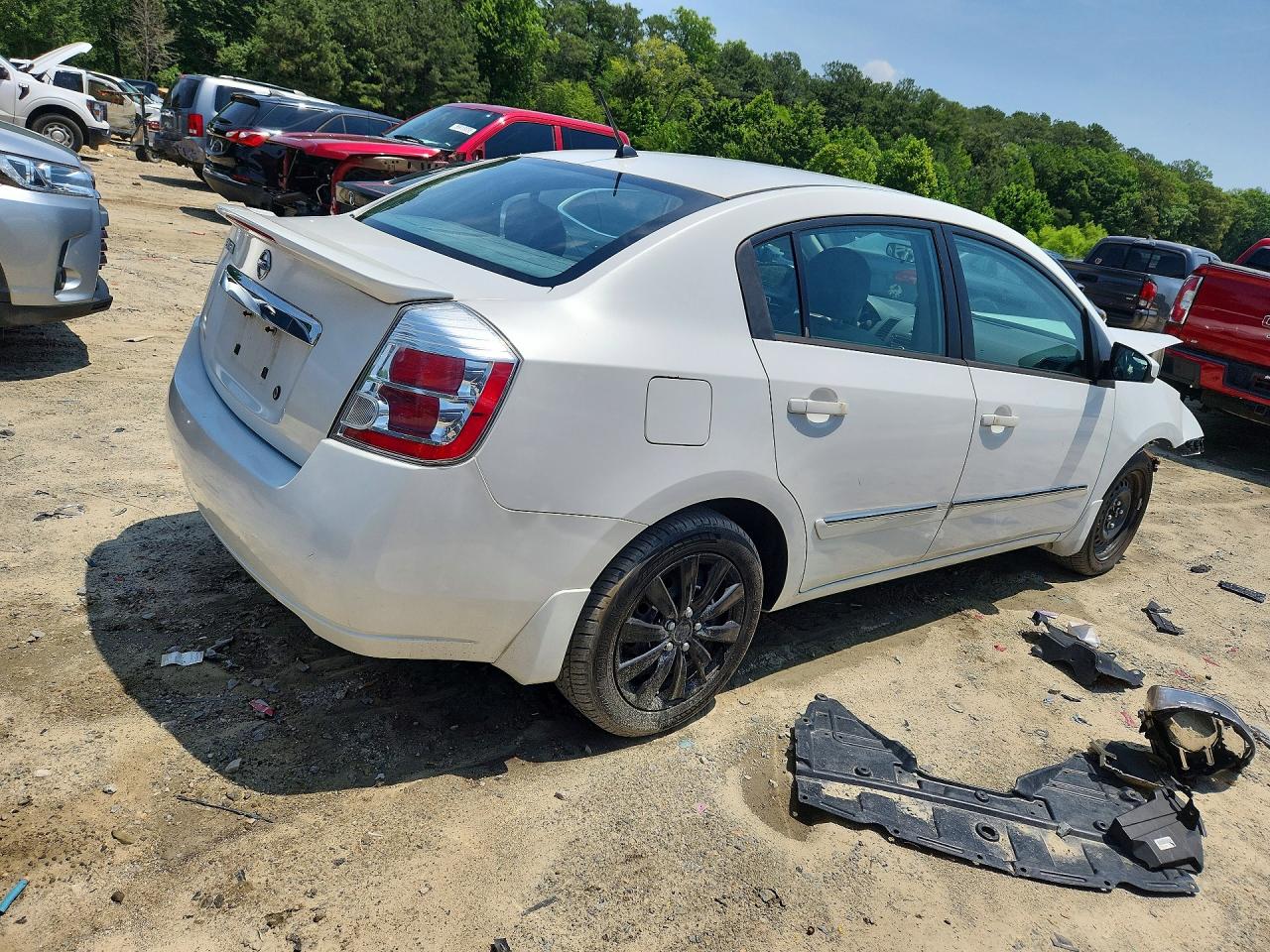 2011 Nissan Sentra 2.0 White vin: 3N1AB6AP6BL730890