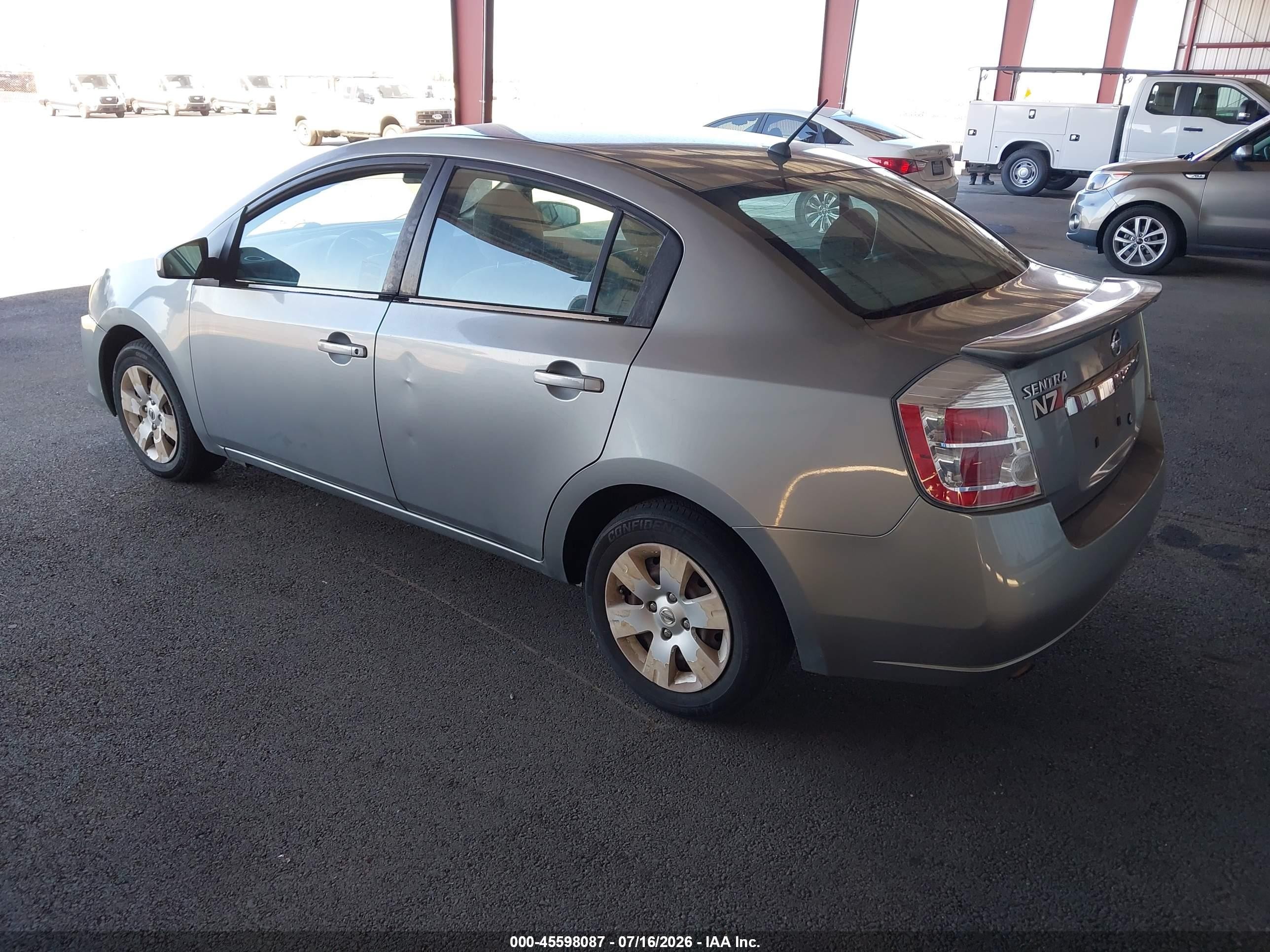 2012 Nissan Sentra 2.0 Серый vin: 3N1AB6AP6CL605275