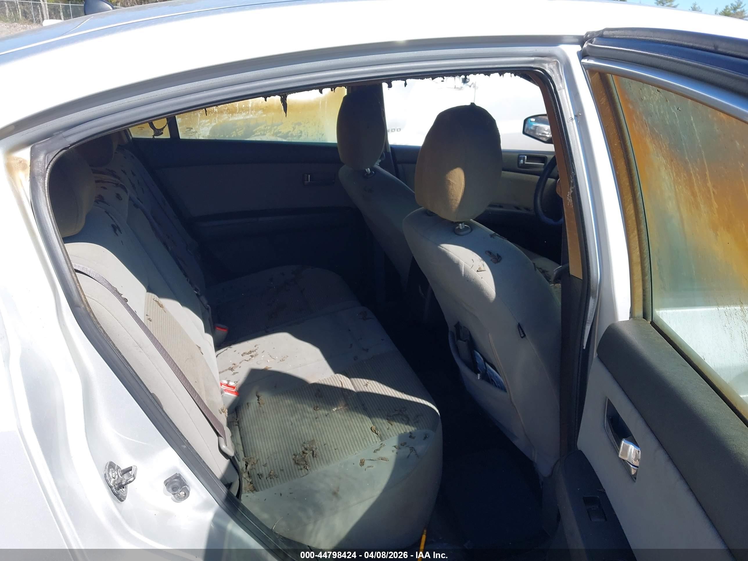 2012 Nissan Sentra 2.0 Sr Silver vin: 3N1AB6AP6CL613134