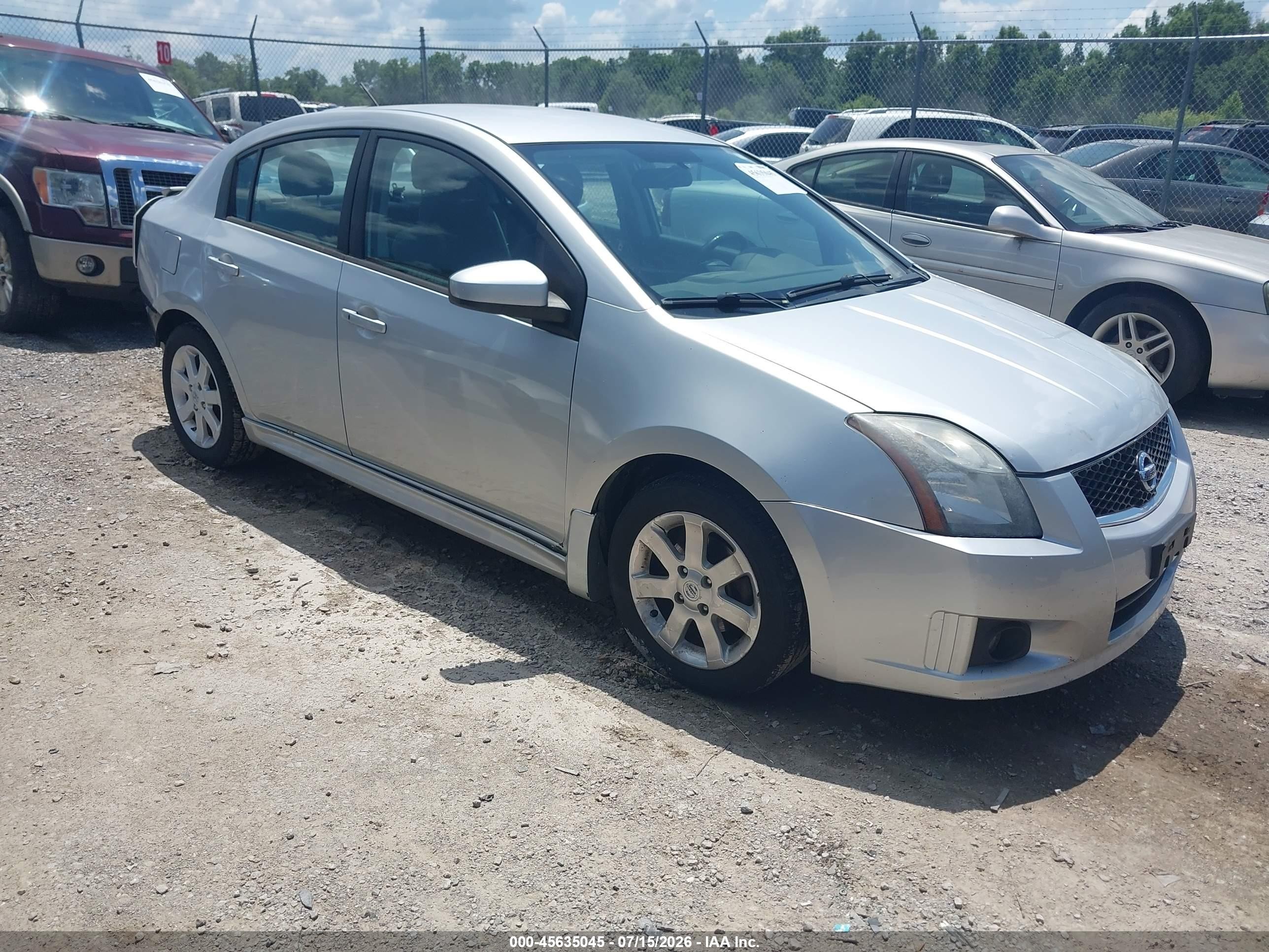 2012 Nissan Sentra 2.0 Sr Gray vin: 3N1AB6AP6CL616888