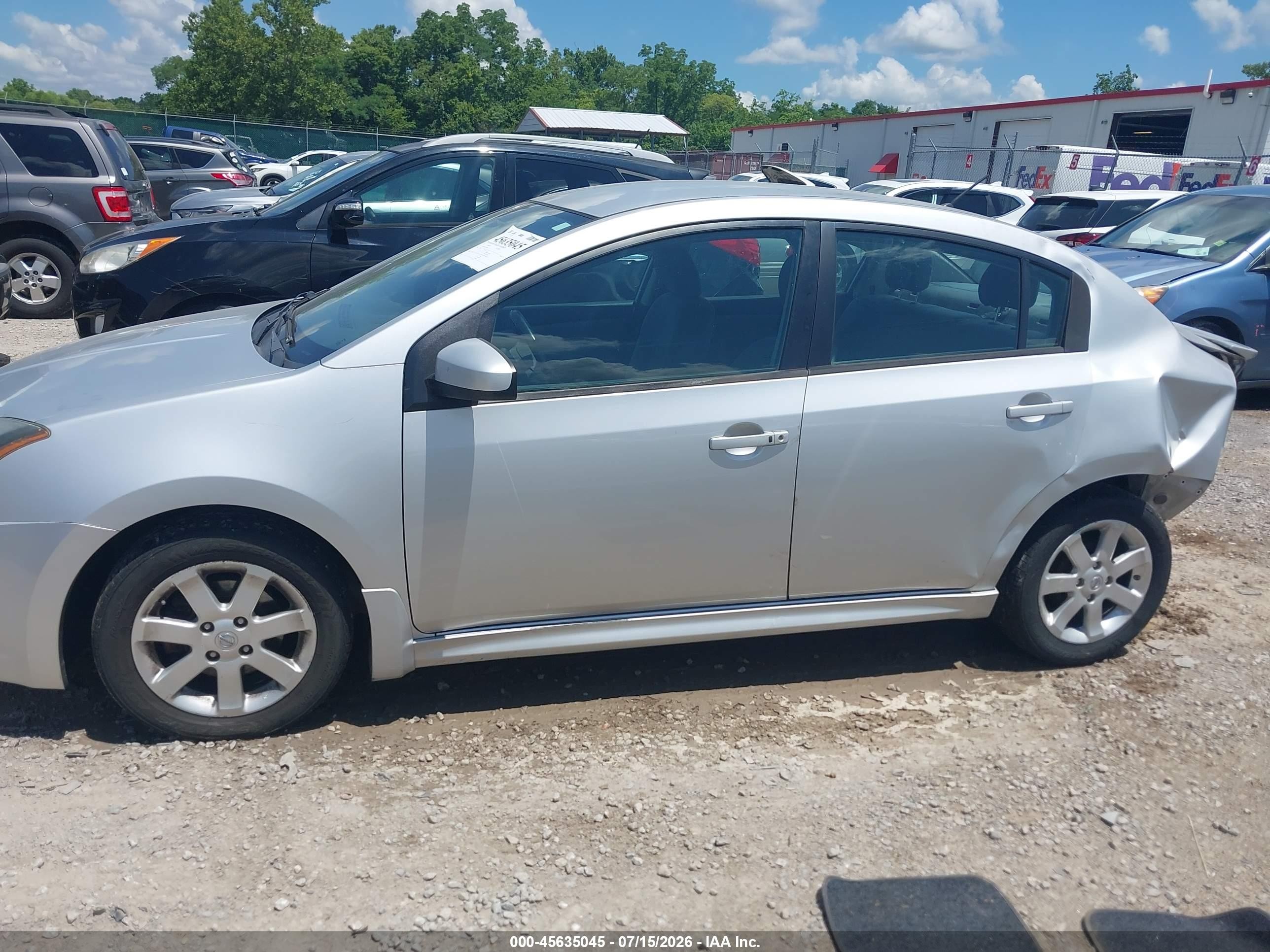 2012 Nissan Sentra 2.0 Sr Gray vin: 3N1AB6AP6CL616888