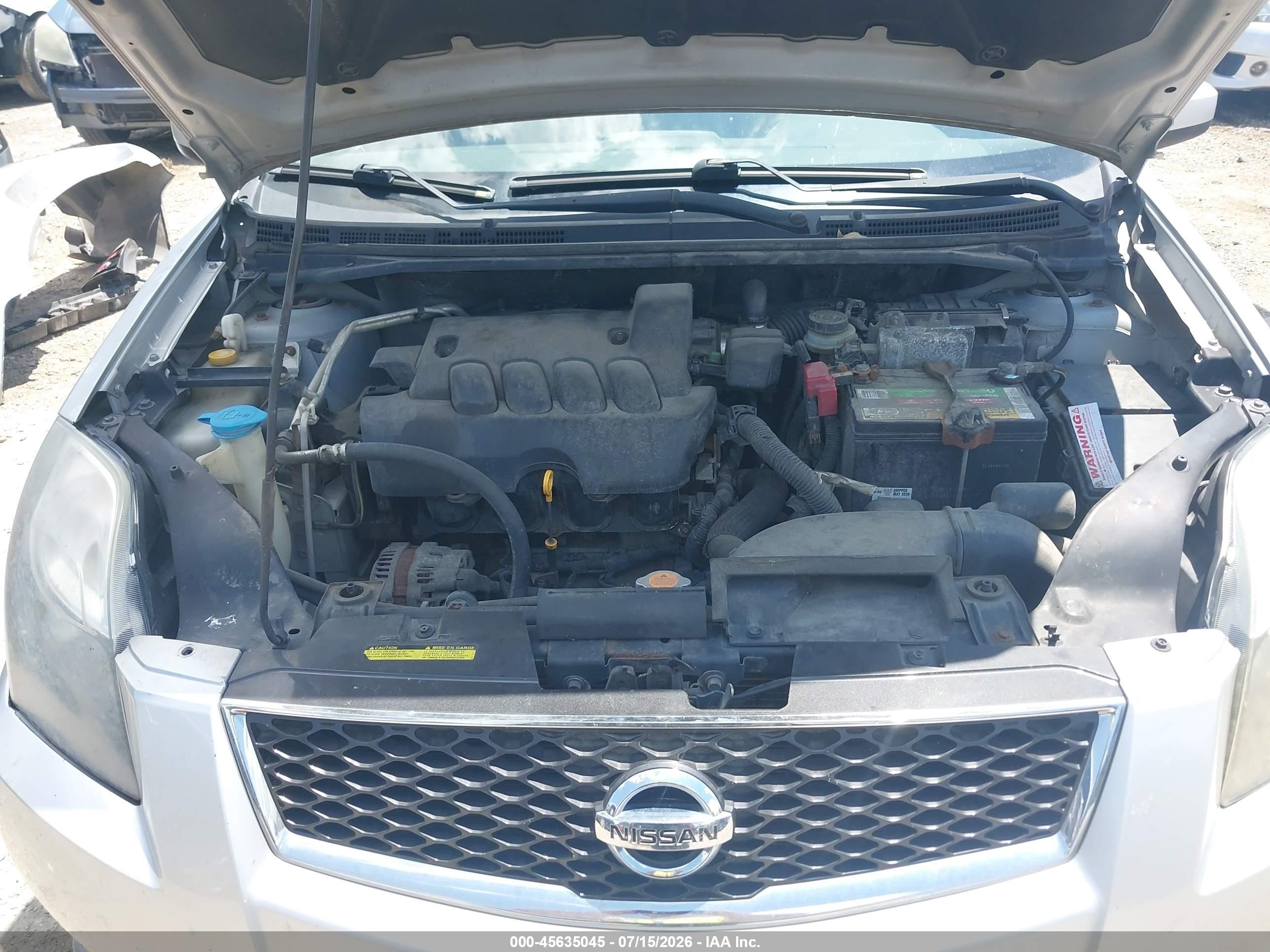 2012 Nissan Sentra 2.0 Sr Gray vin: 3N1AB6AP6CL616888