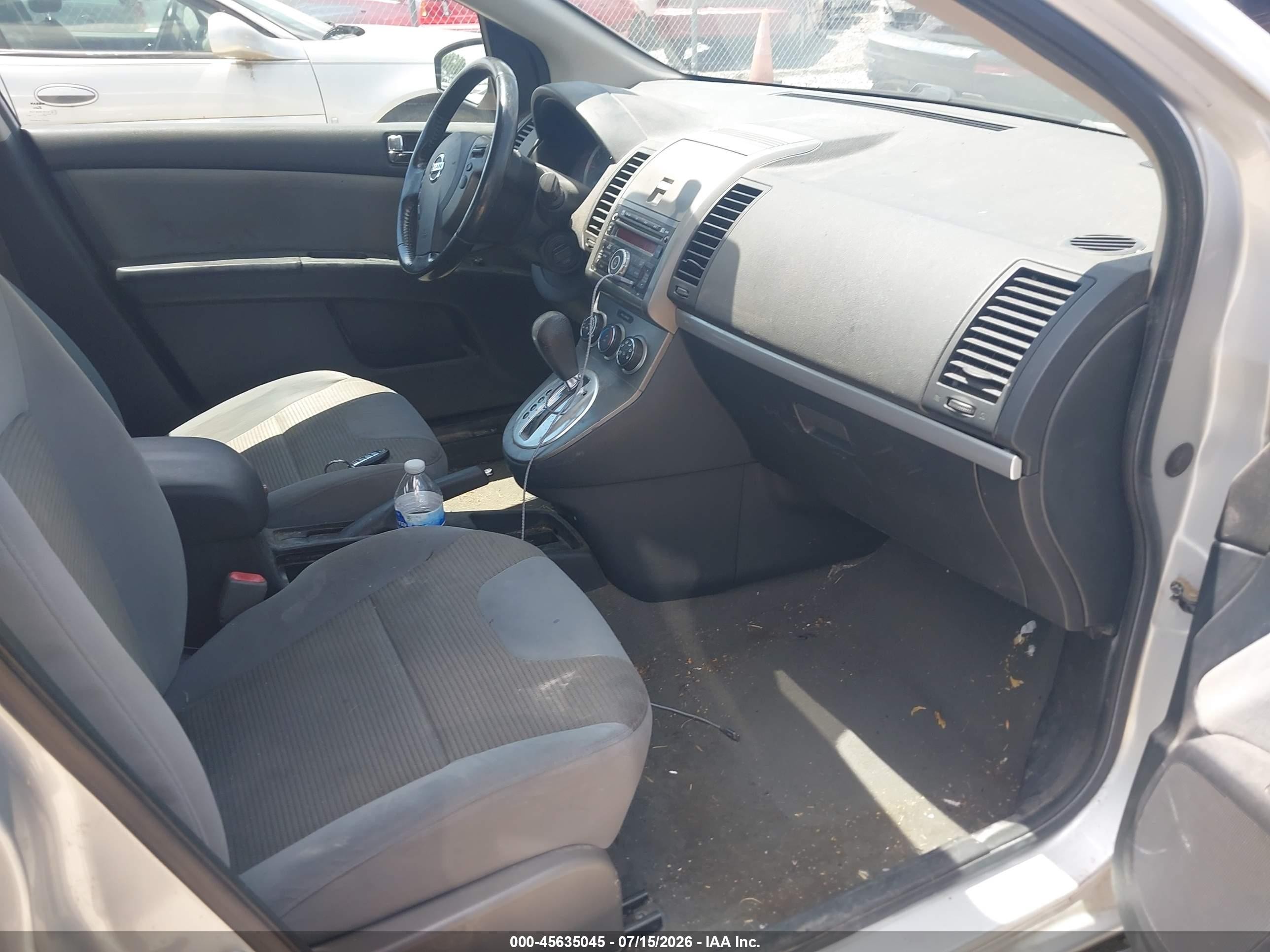 2012 Nissan Sentra 2.0 Sr Gray vin: 3N1AB6AP6CL616888