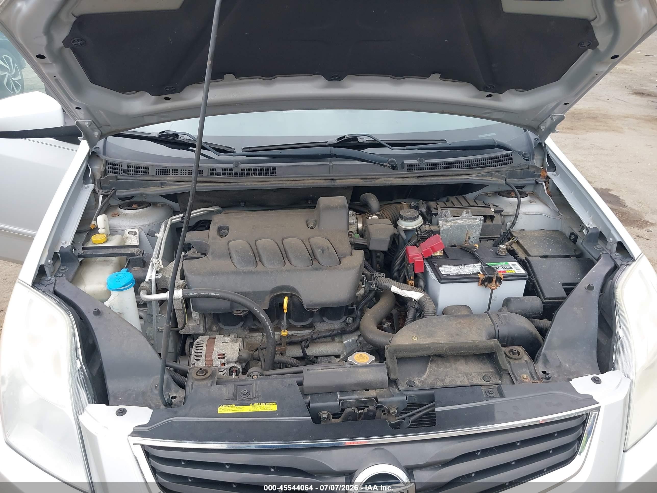 2012 Nissan Sentra 2.0 S Silver vin: 3N1AB6AP6CL617734