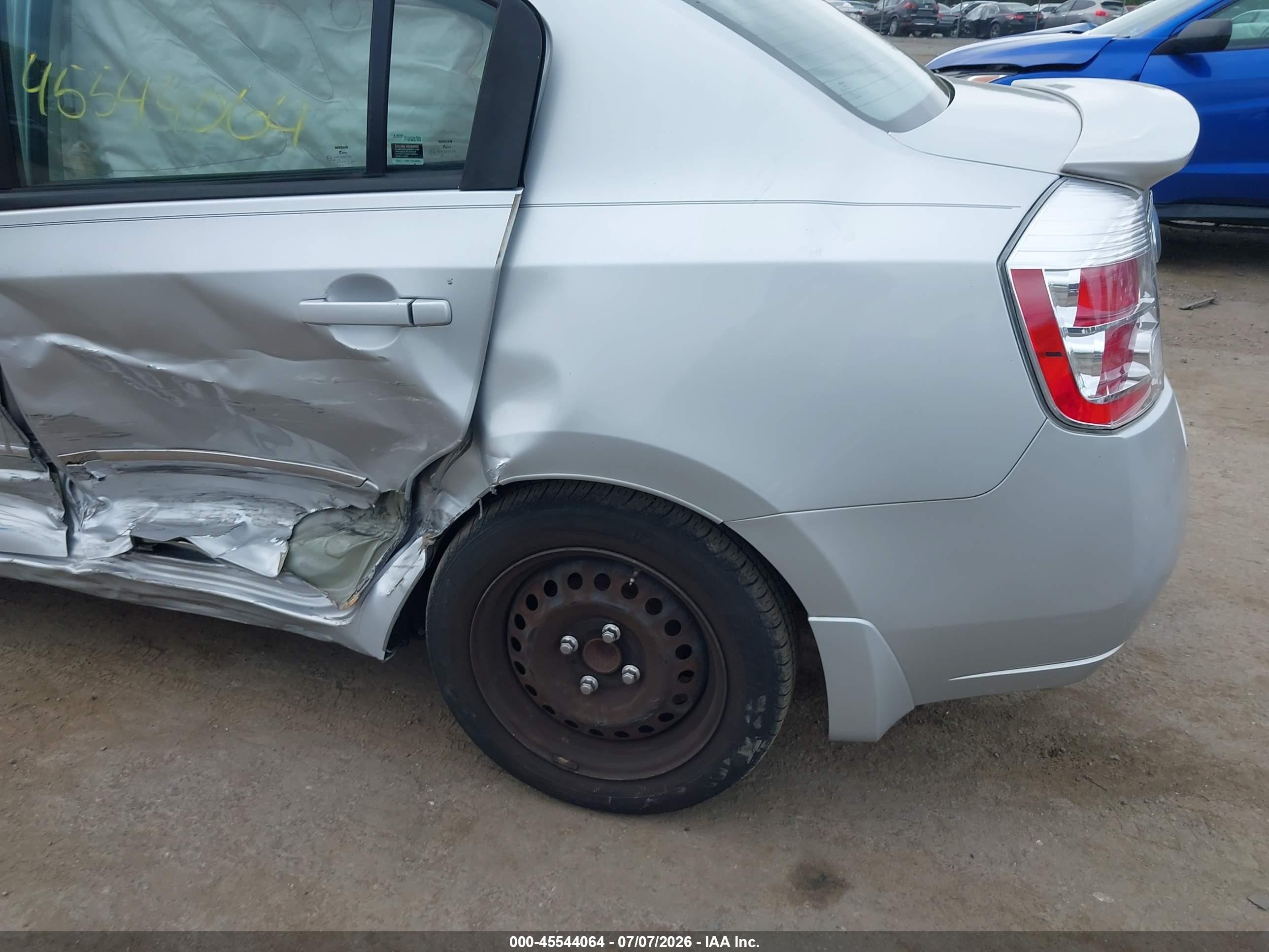 2012 Nissan Sentra 2.0 S Silver vin: 3N1AB6AP6CL617734