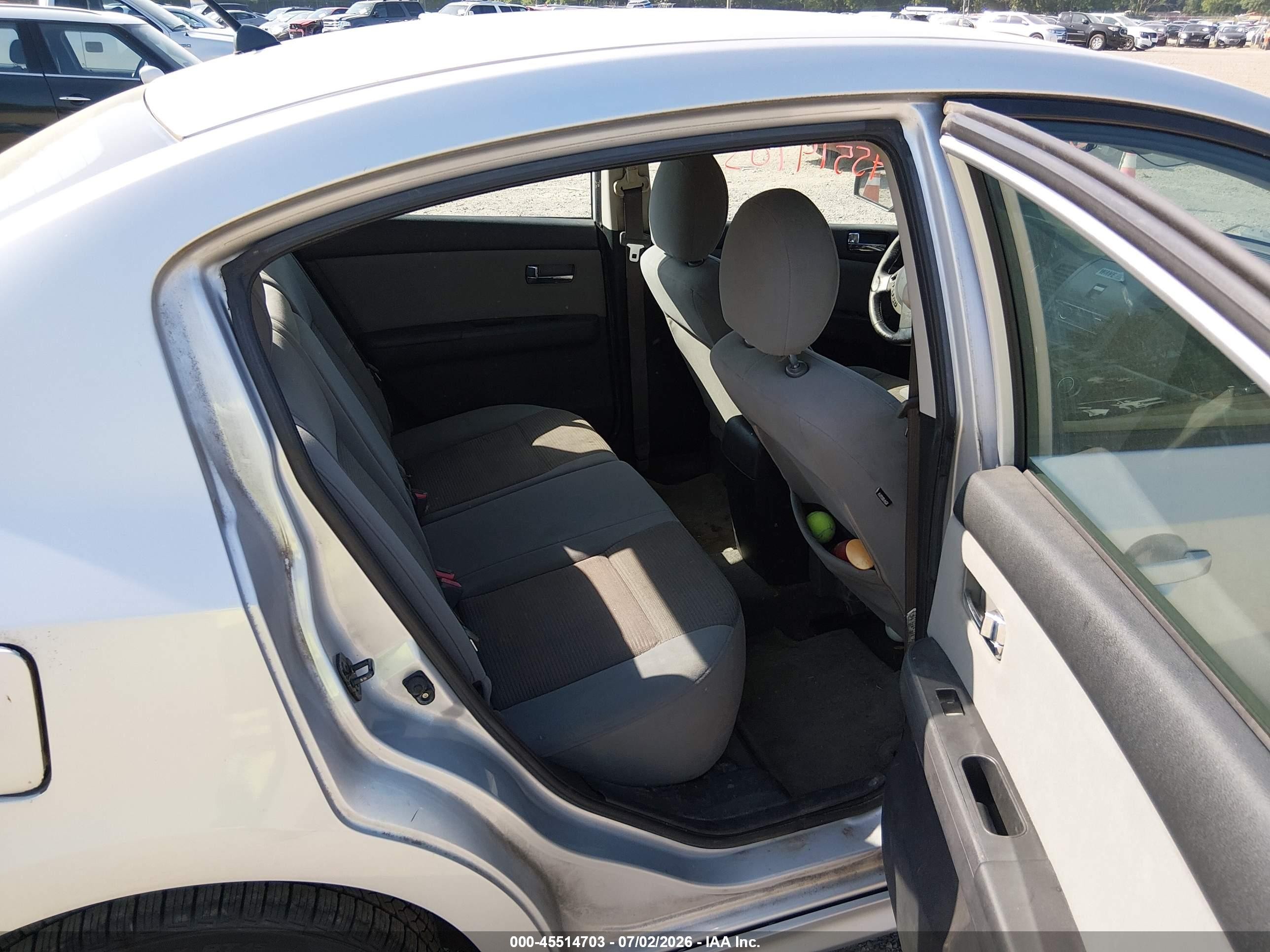 2012 Nissan Sentra 2.0 Sr Silver vin: 3N1AB6AP6CL628023