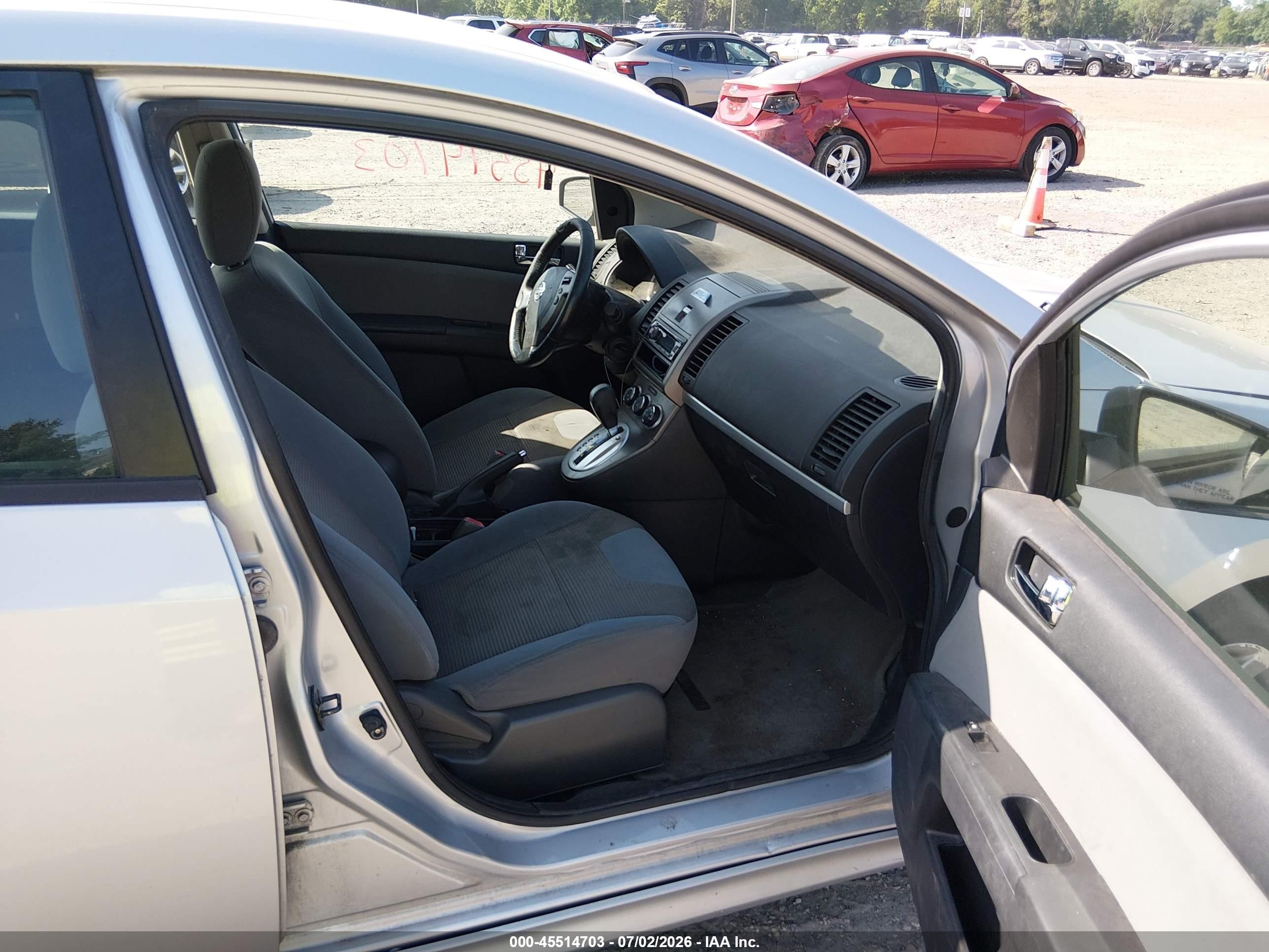 2012 Nissan Sentra 2.0 Sr Silver vin: 3N1AB6AP6CL628023