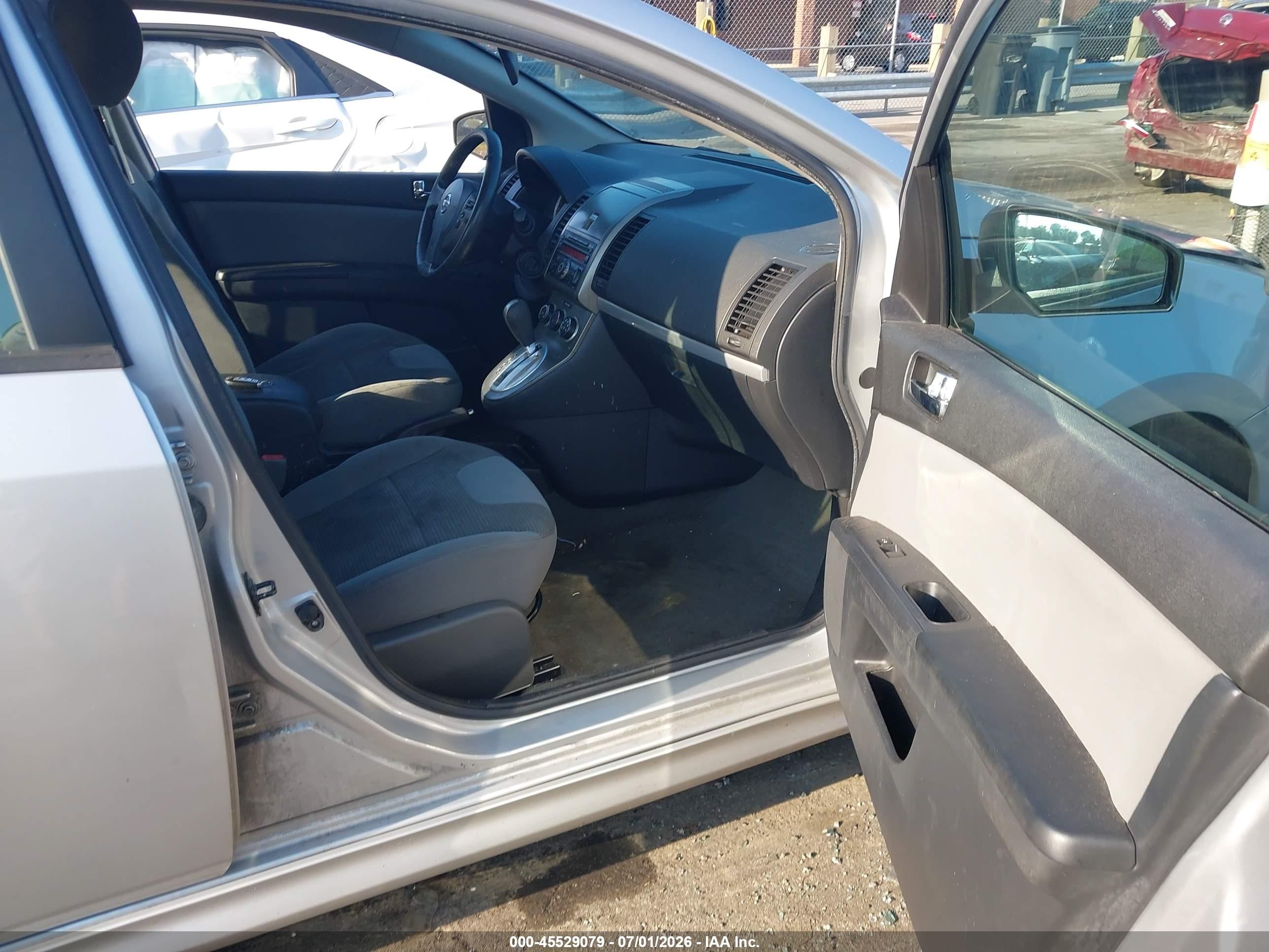 2012 Nissan Sentra 2.0 Sr Silver vin: 3N1AB6AP6CL655562