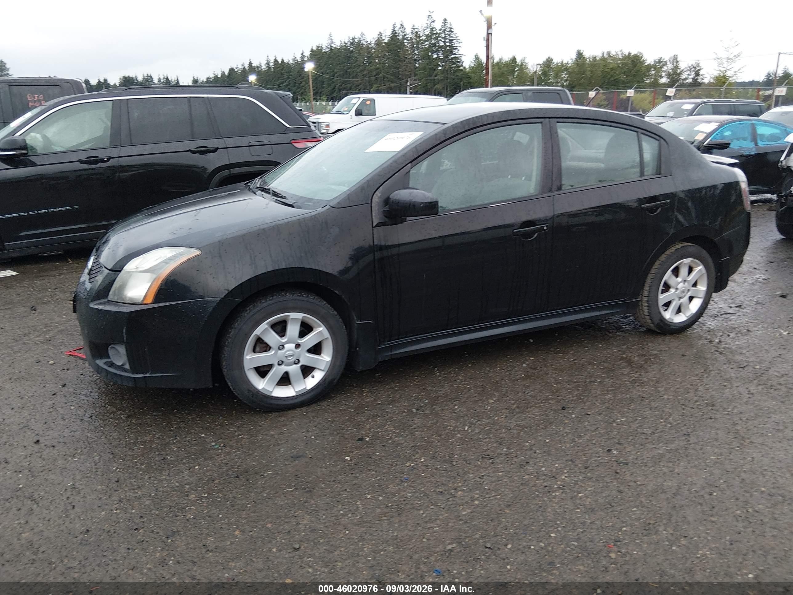 2012 Nissan Sentra 2.0 Sr Black vin: 3N1AB6AP6CL661832
