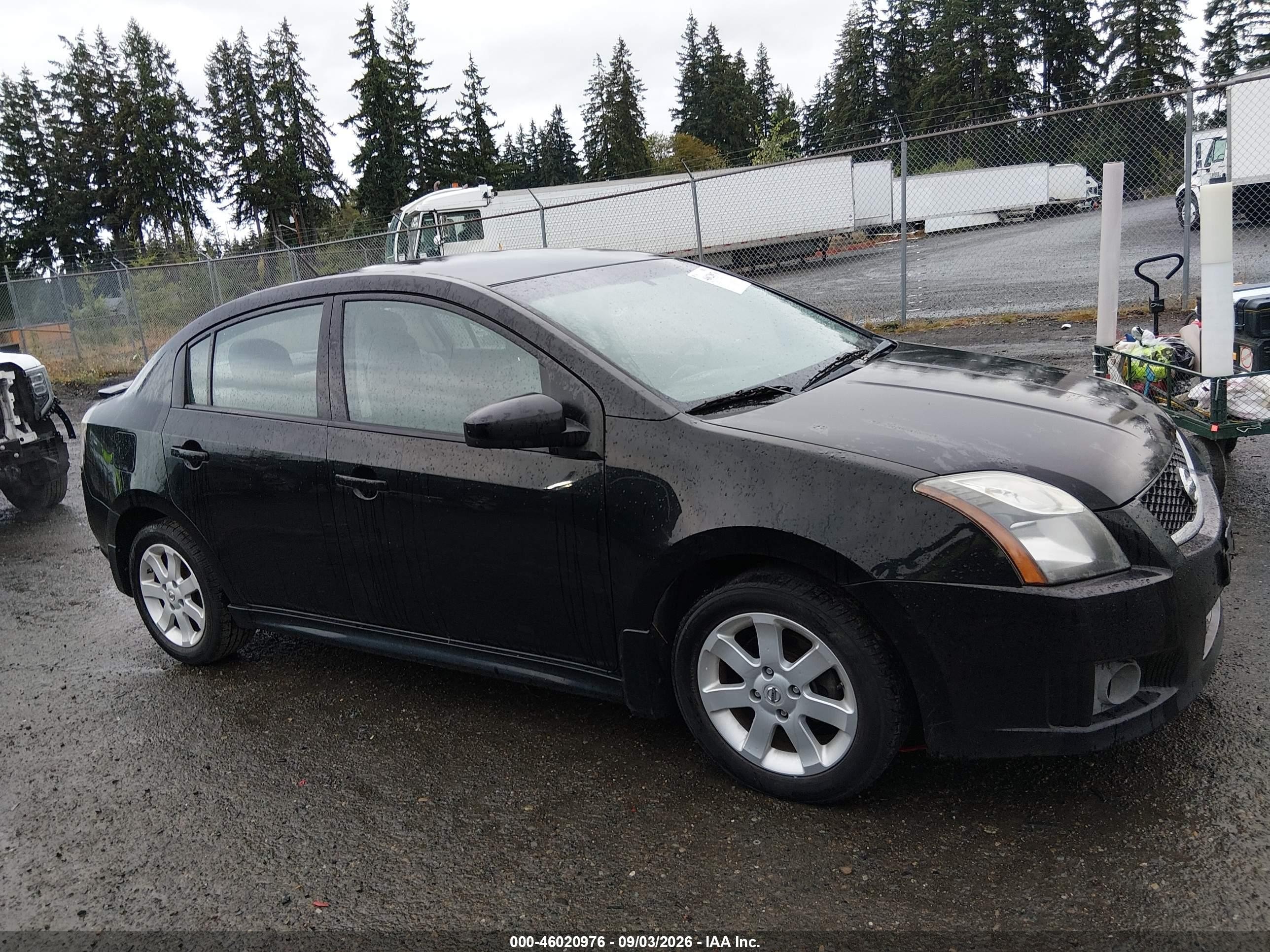 2012 Nissan Sentra 2.0 Sr Black vin: 3N1AB6AP6CL661832