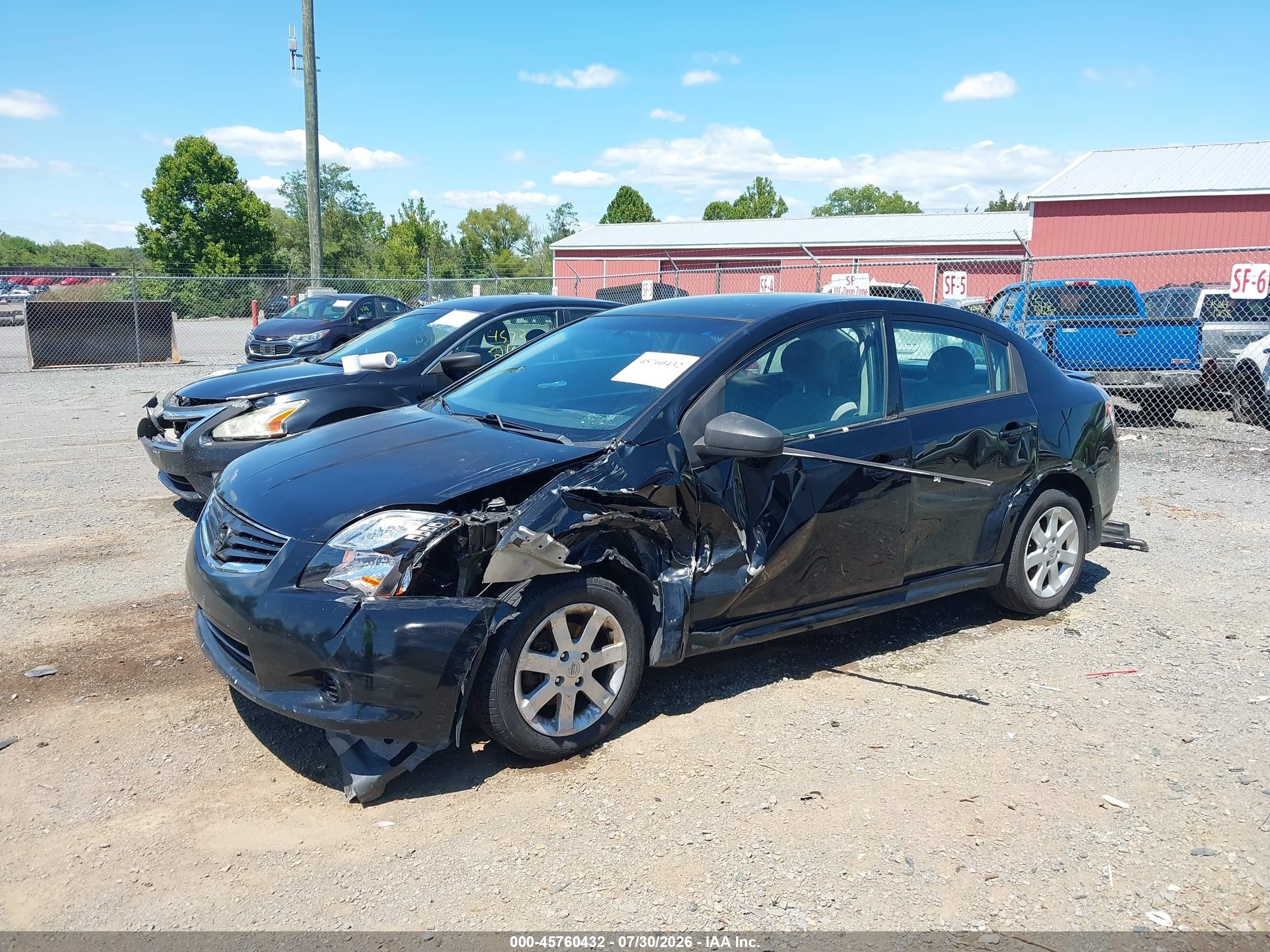 2012 Nissan Sentra 2.0 Sr Черный vin: 3N1AB6AP6CL691154