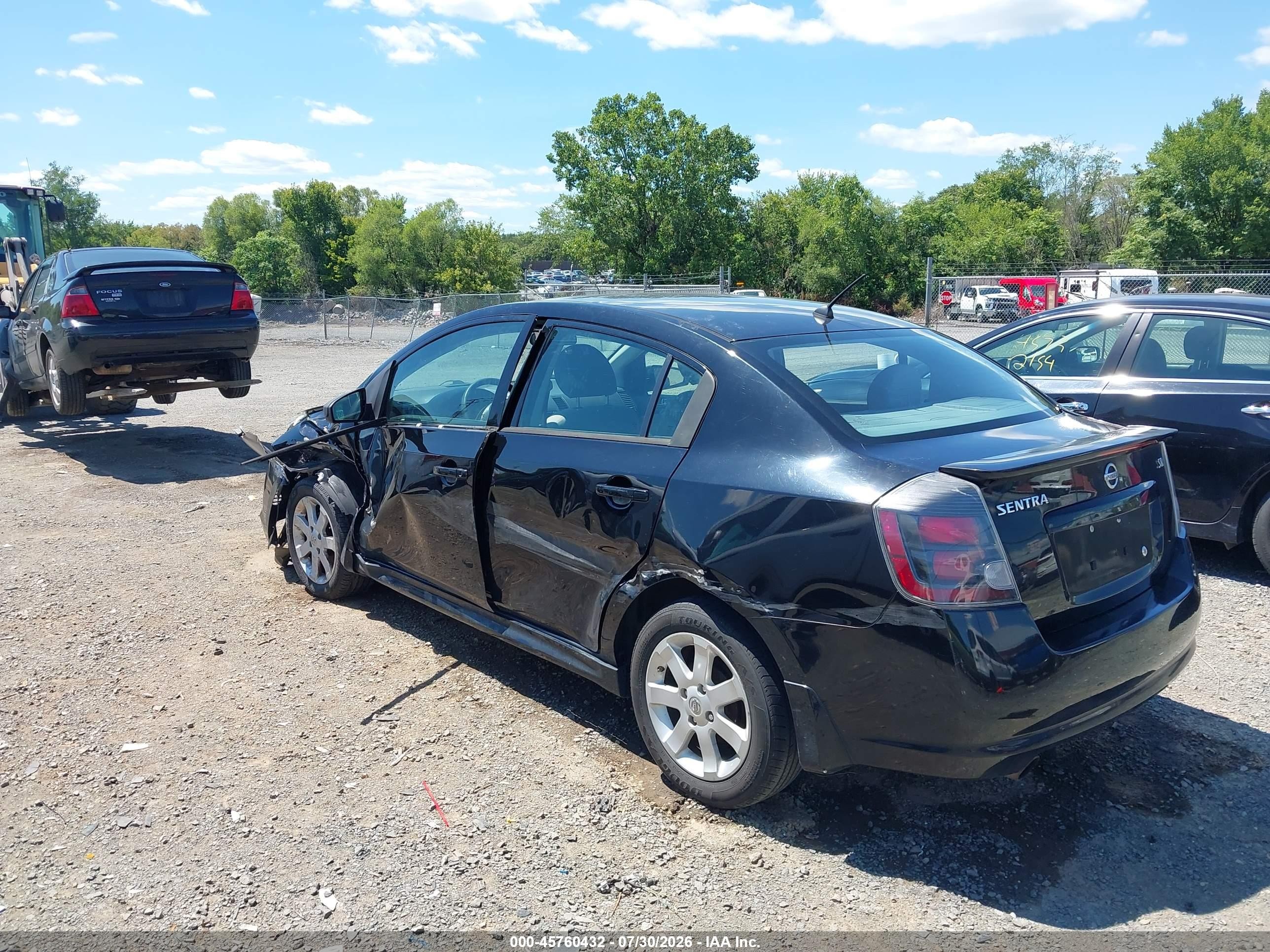 2012 Nissan Sentra 2.0 Sr Черный vin: 3N1AB6AP6CL691154