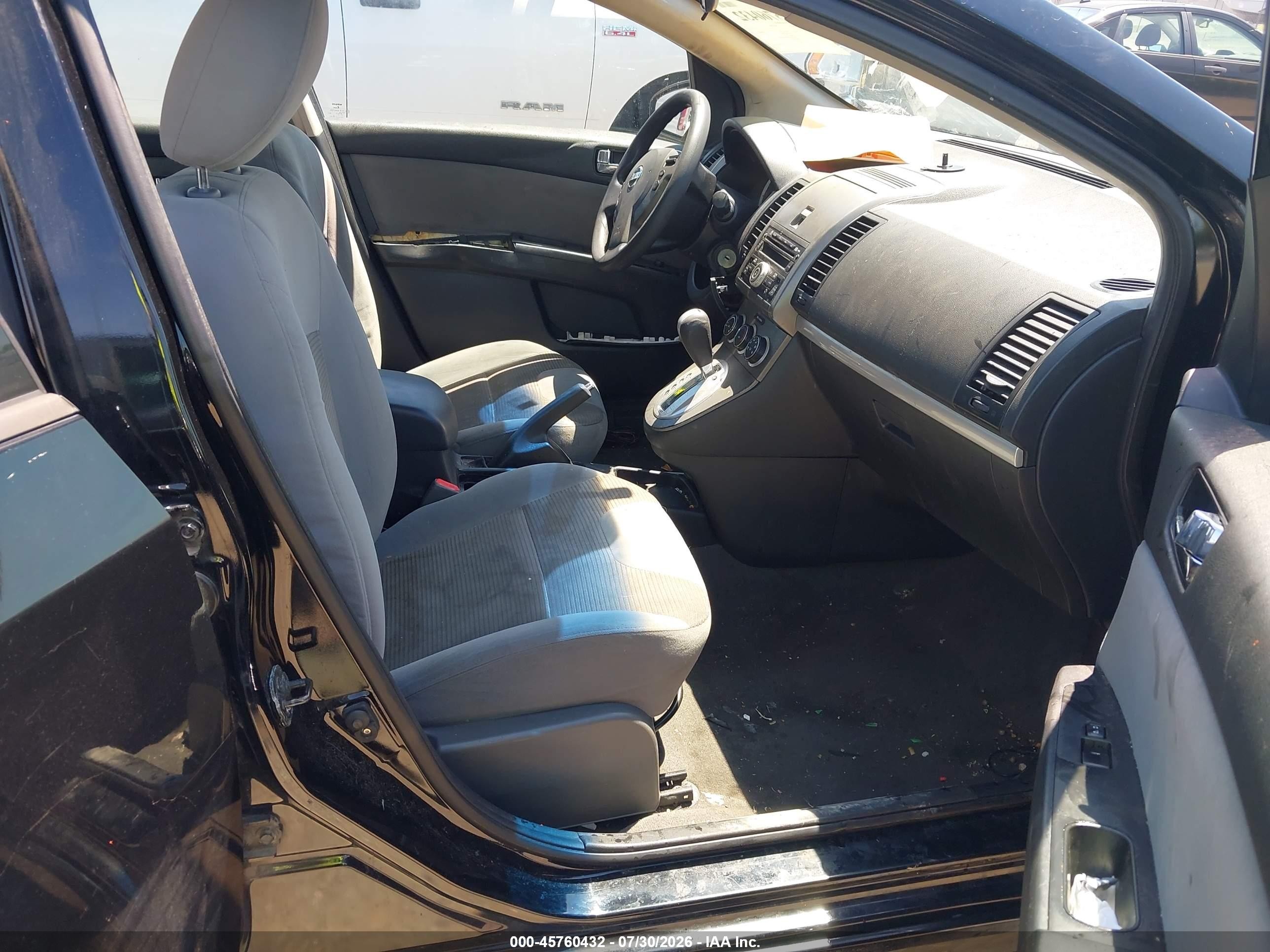 2012 Nissan Sentra 2.0 Sr Черный vin: 3N1AB6AP6CL691154