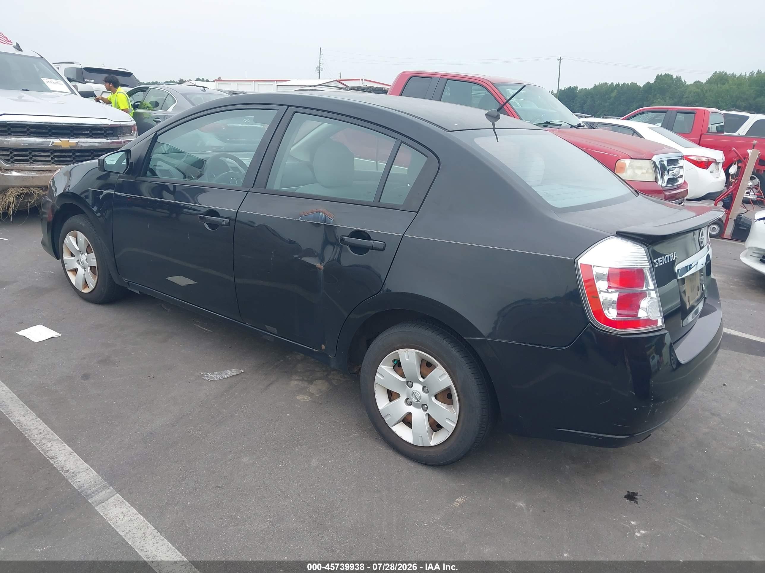 2012 Nissan Sentra 2.0 Black vin: 3N1AB6AP6CL696449