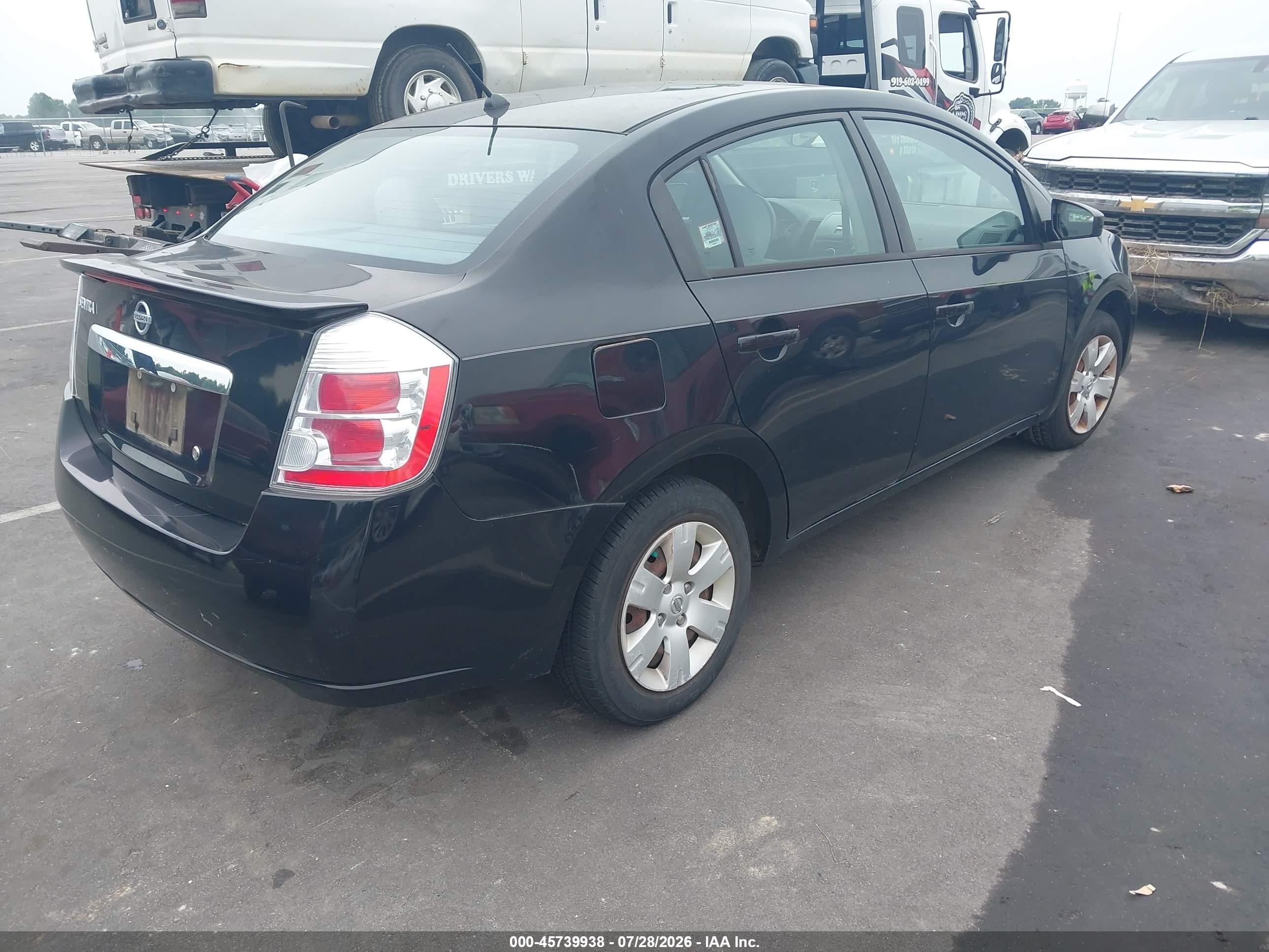 2012 Nissan Sentra 2.0 Black vin: 3N1AB6AP6CL696449