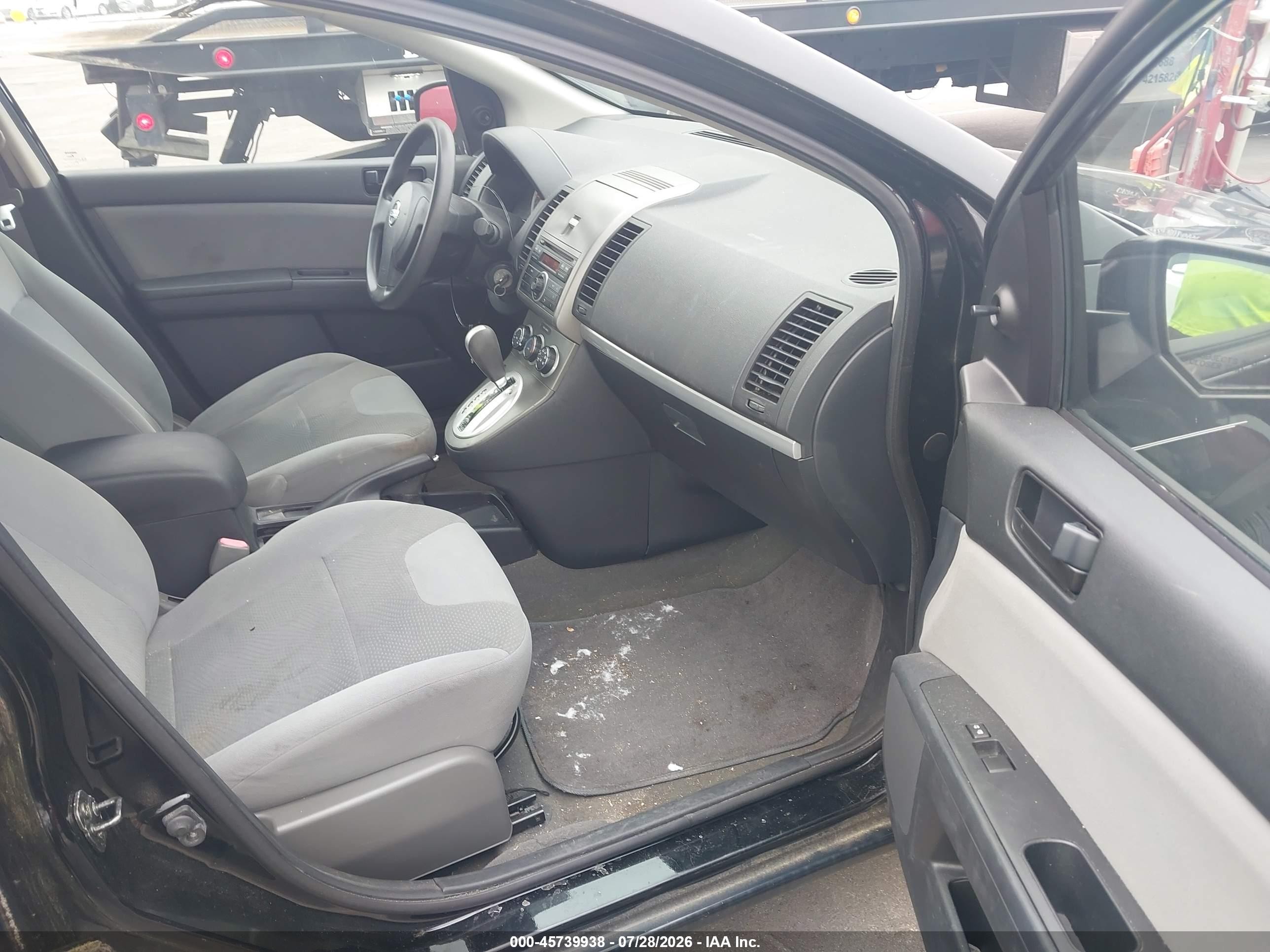 2012 Nissan Sentra 2.0 Black vin: 3N1AB6AP6CL696449