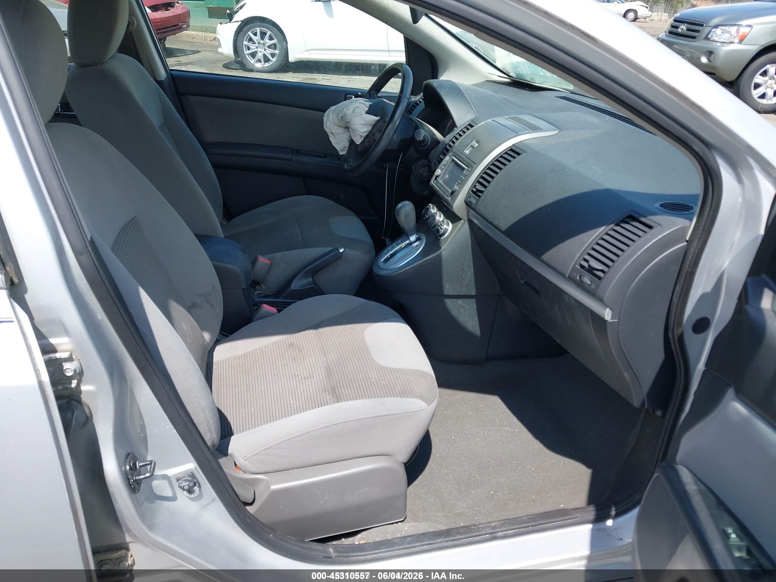 2012 Nissan Sentra 2.0 Sr Silver vin: 3N1AB6AP6CL697388