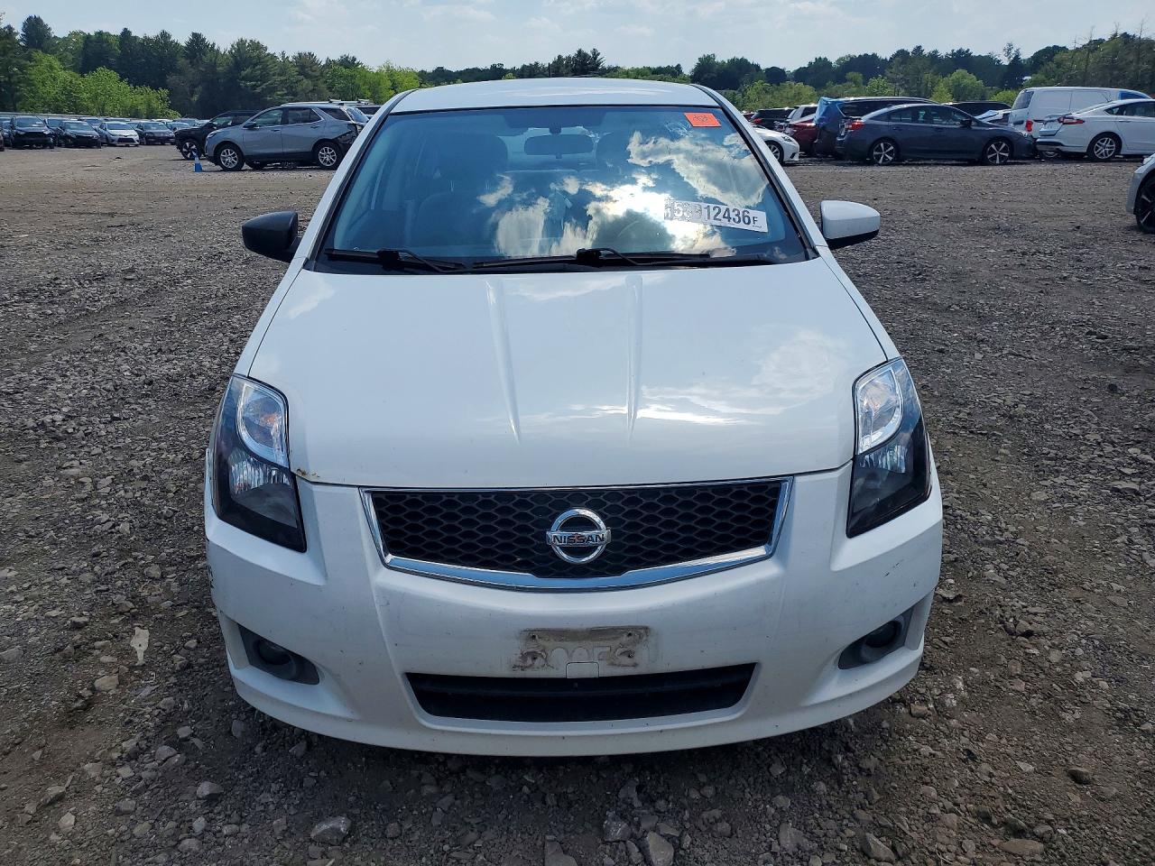 2012 Nissan Sentra 2.0 White vin: 3N1AB6AP6CL713282
