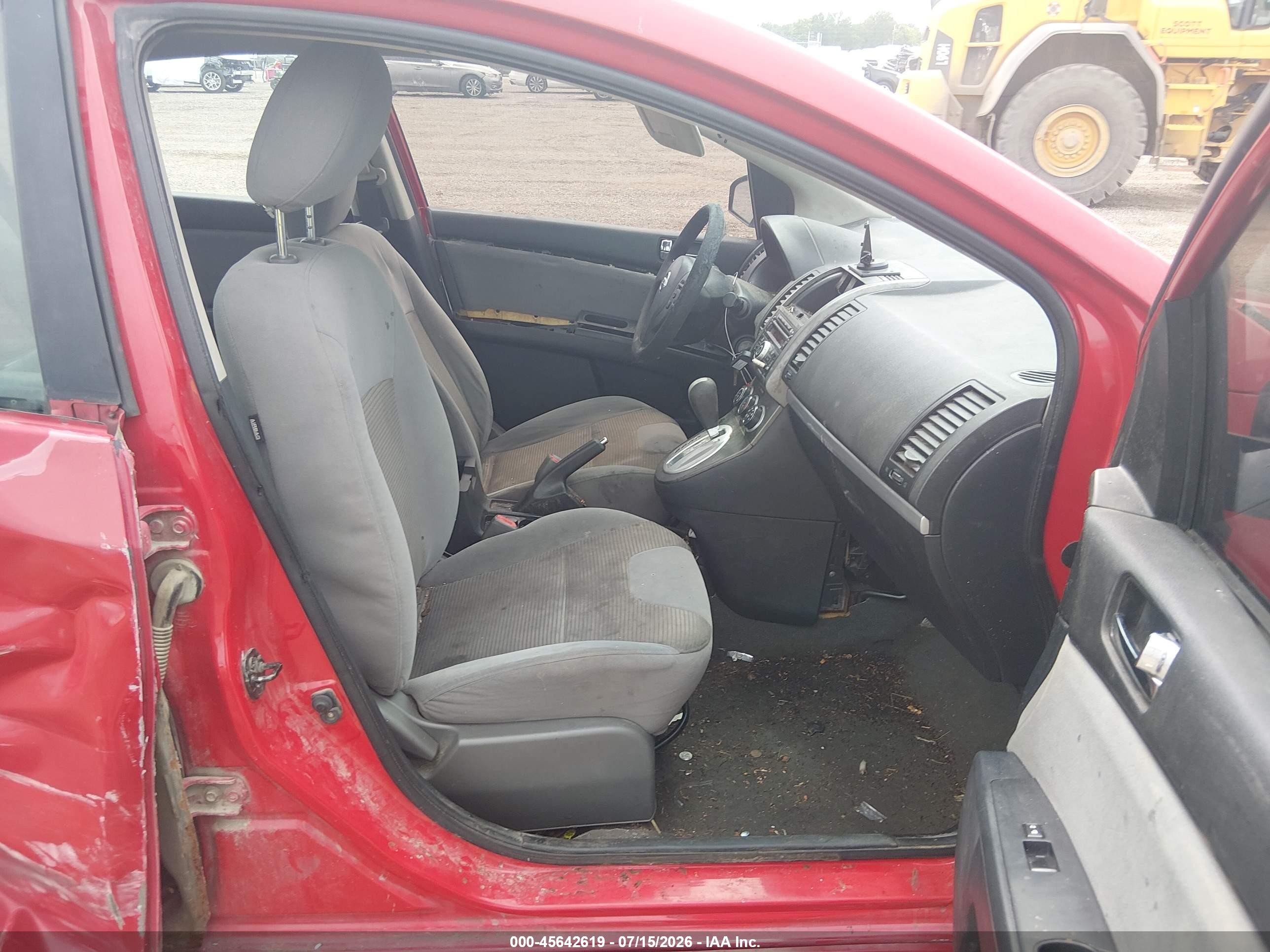 2012 Nissan Sentra 2.0 Sr Red vin: 3N1AB6AP6CL726971