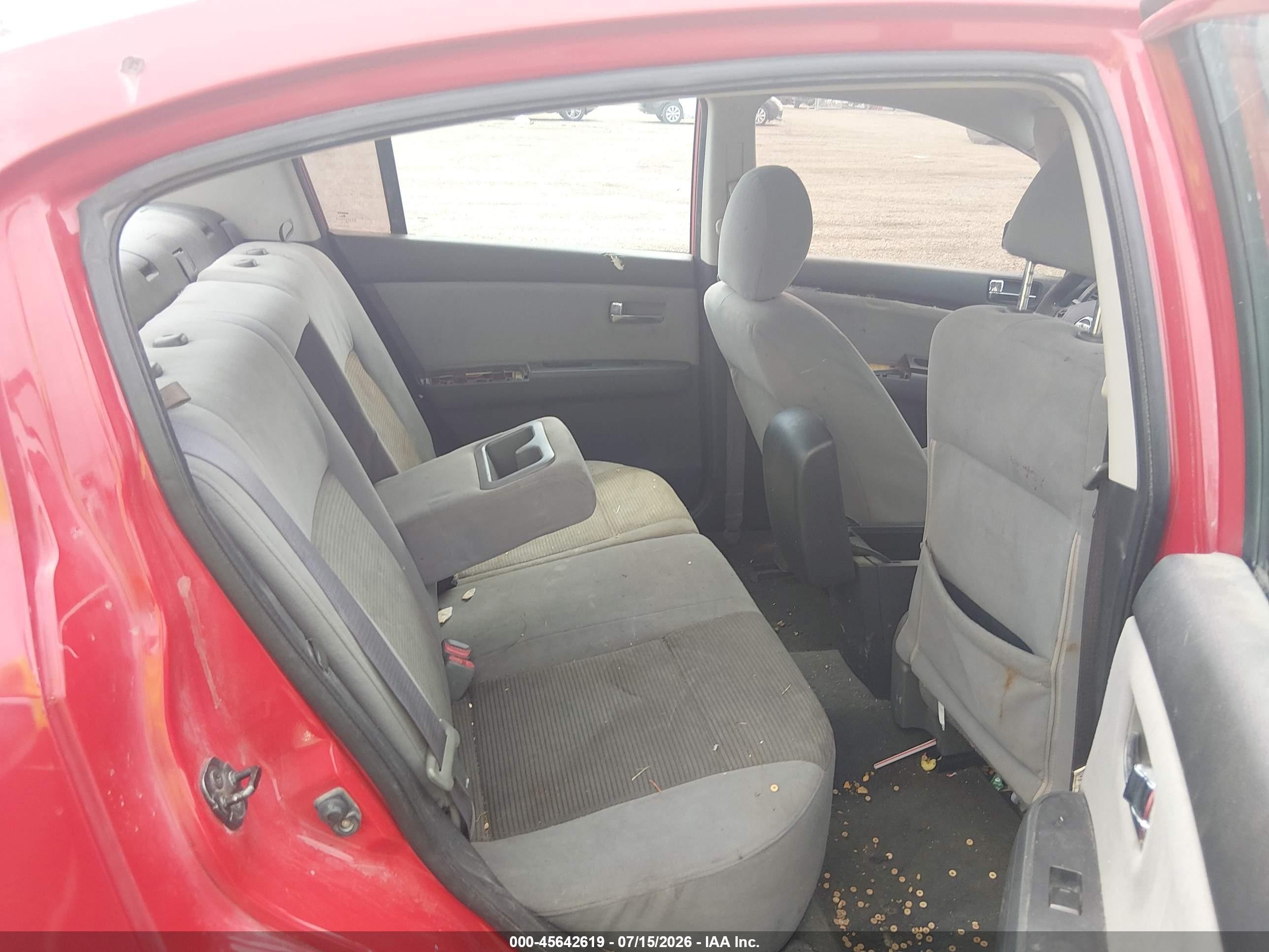 2012 Nissan Sentra 2.0 Sr Red vin: 3N1AB6AP6CL726971