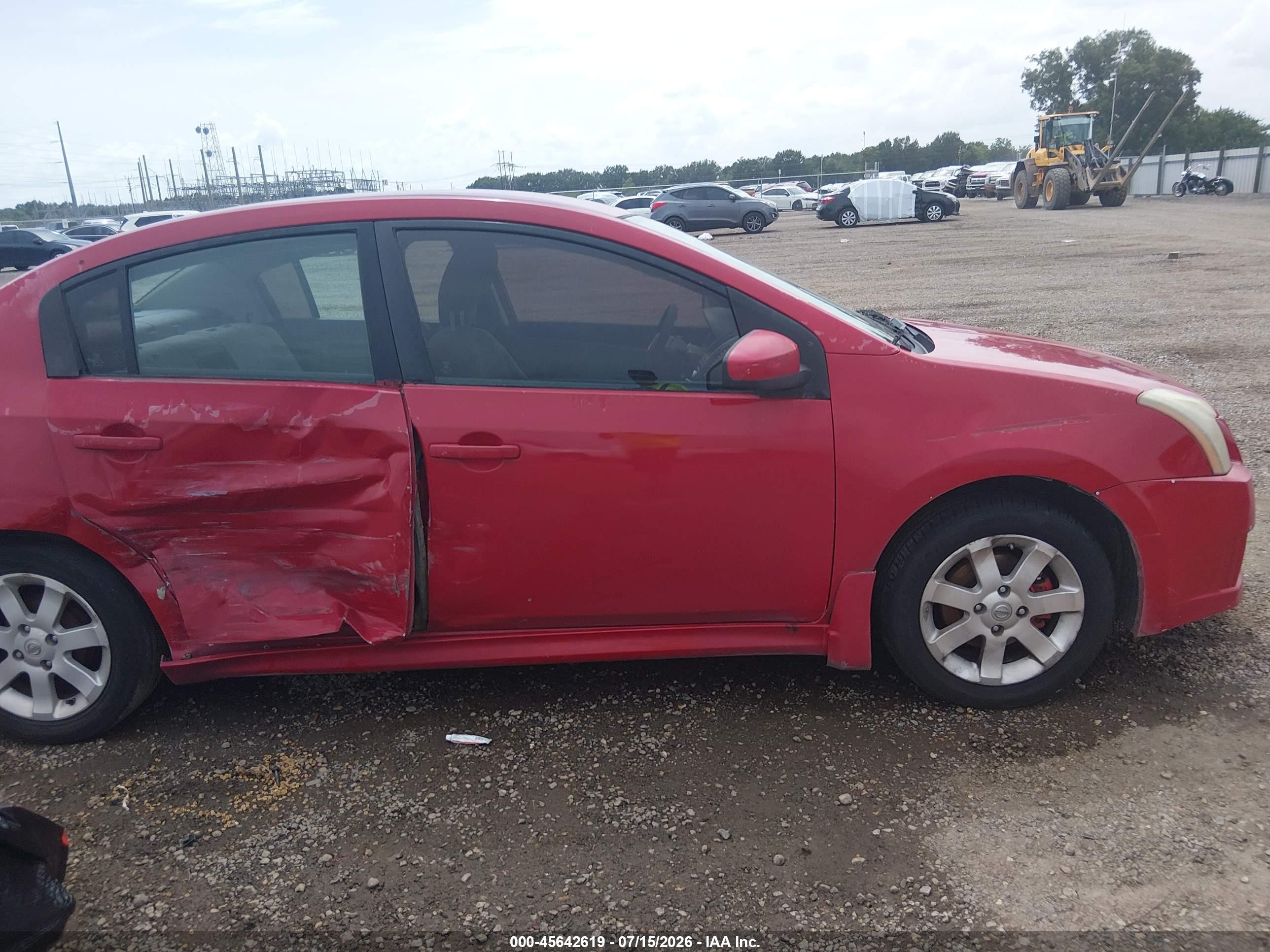 2012 Nissan Sentra 2.0 Sr Red vin: 3N1AB6AP6CL726971
