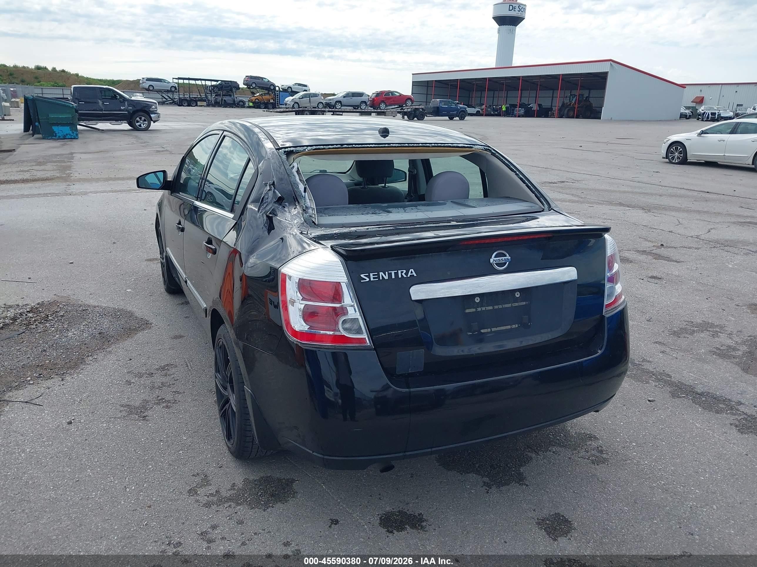 2012 Nissan Sentra 2.0 S Black vin: 3N1AB6AP6CL749103