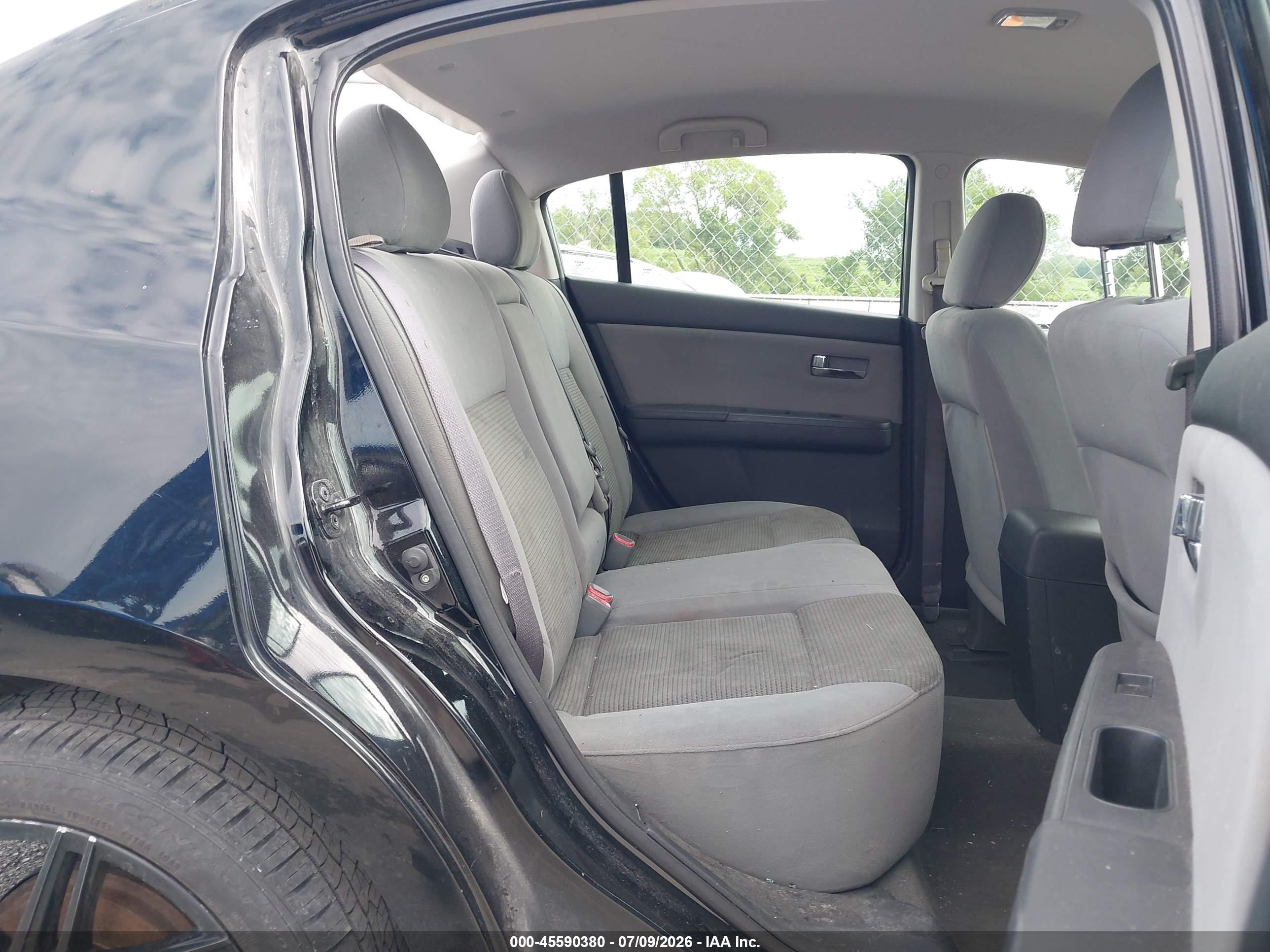 2012 Nissan Sentra 2.0 S Black vin: 3N1AB6AP6CL749103